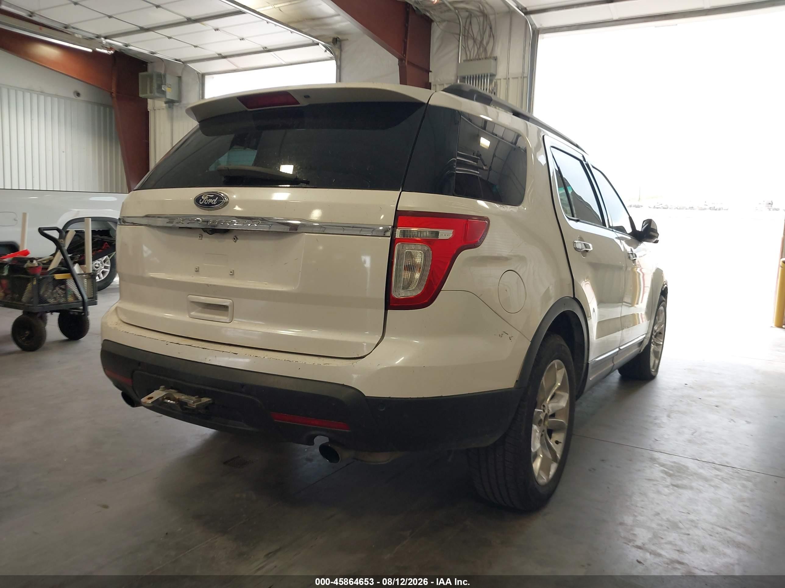 2013 Ford Explorer Limited White vin: 1FM5K7F8XDGA01672