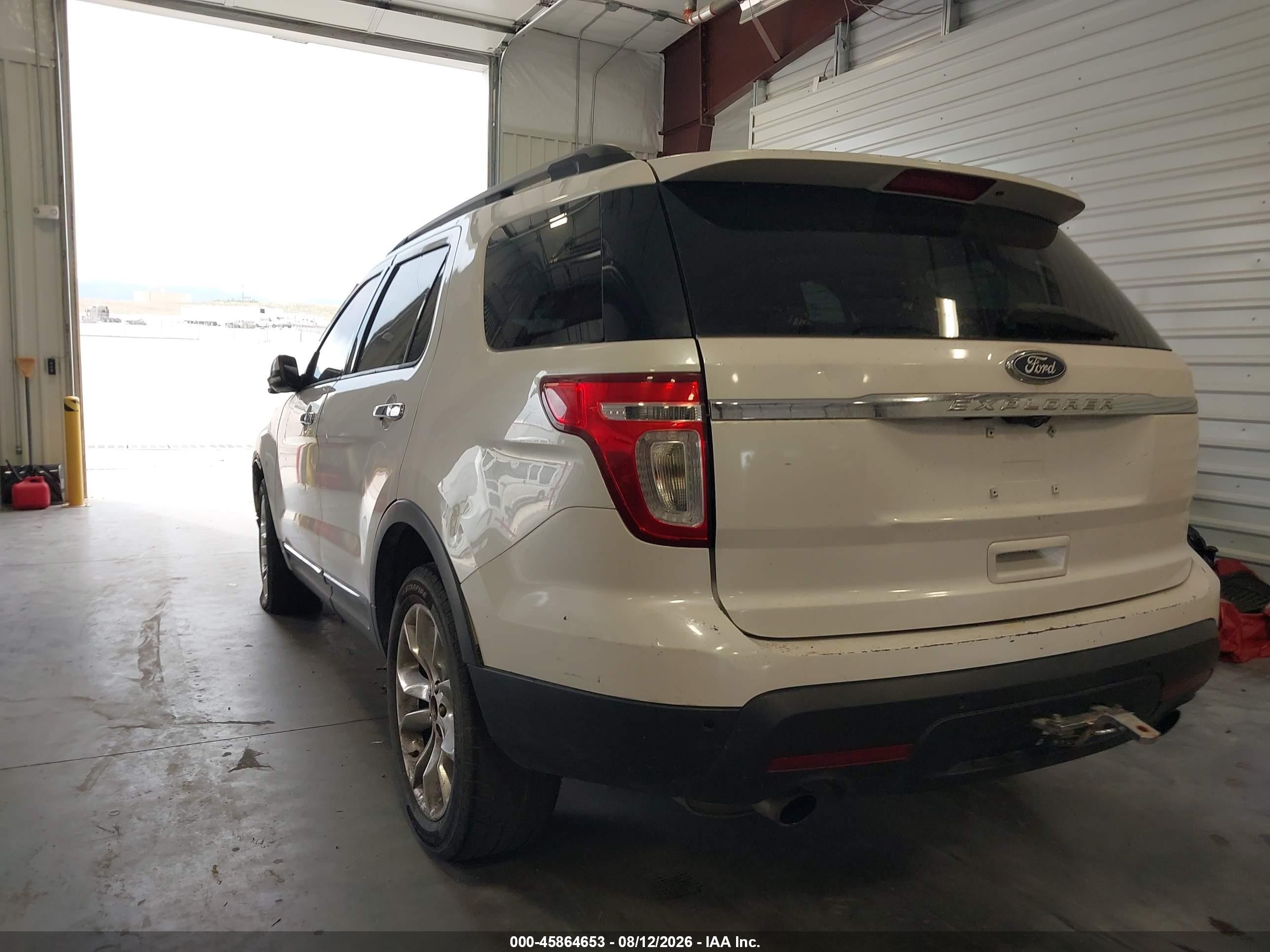 2013 Ford Explorer Limited White vin: 1FM5K7F8XDGA01672
