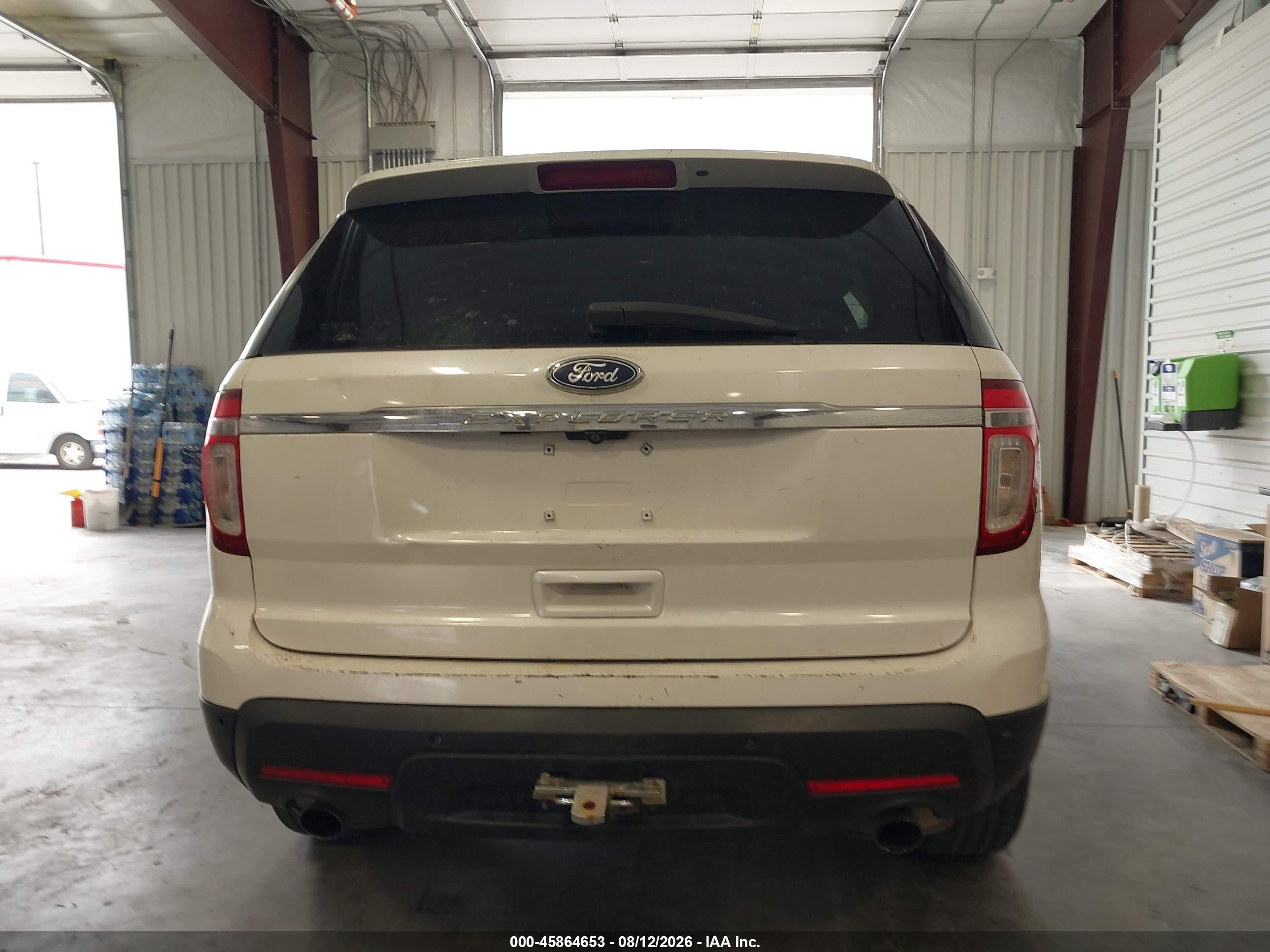 2013 Ford Explorer Limited White vin: 1FM5K7F8XDGA01672