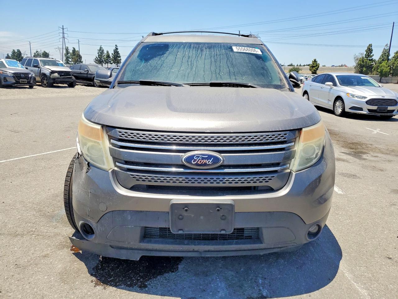 2013 Ford Explorer Gray vin: 1FM5K7F8XDGA14549