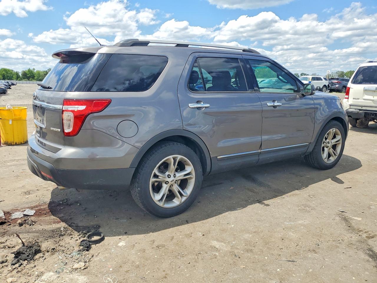 2013 Ford Explorer Limited Gray vin: 1FM5K7F8XDGA24580