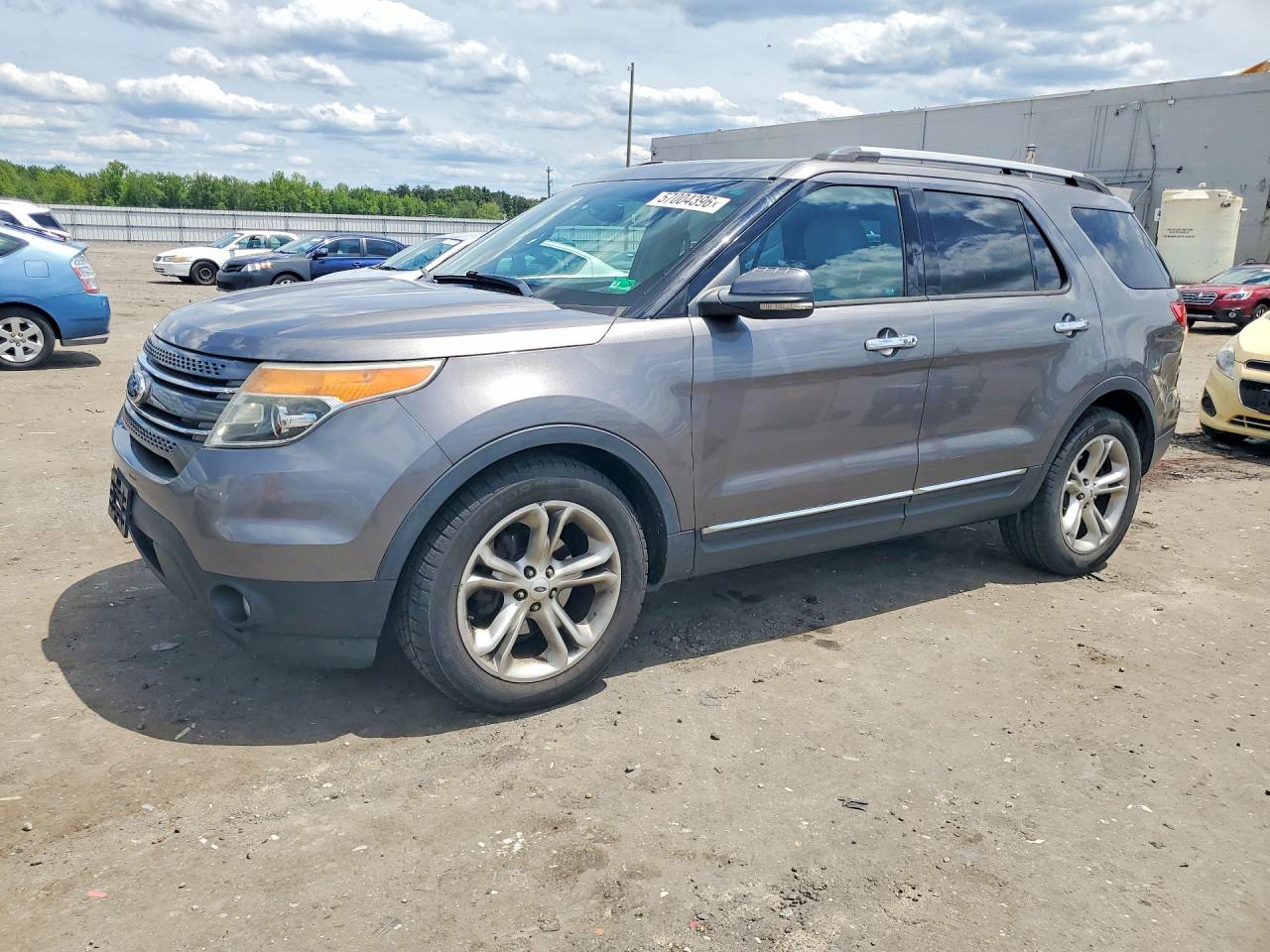 2013 Ford Explorer Limited Gray vin: 1FM5K7F8XDGA24580