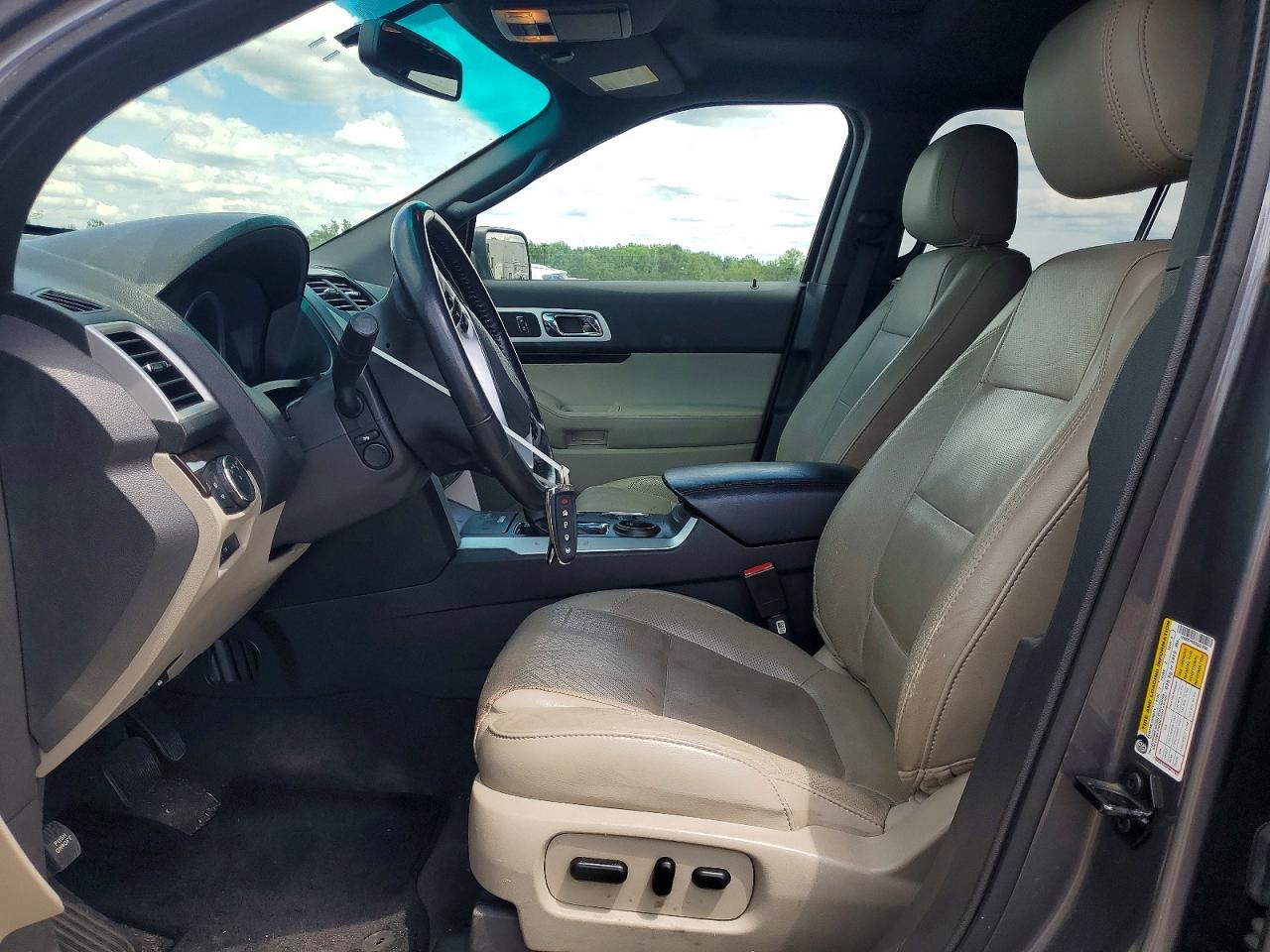 2013 Ford Explorer Limited Gray vin: 1FM5K7F8XDGA24580