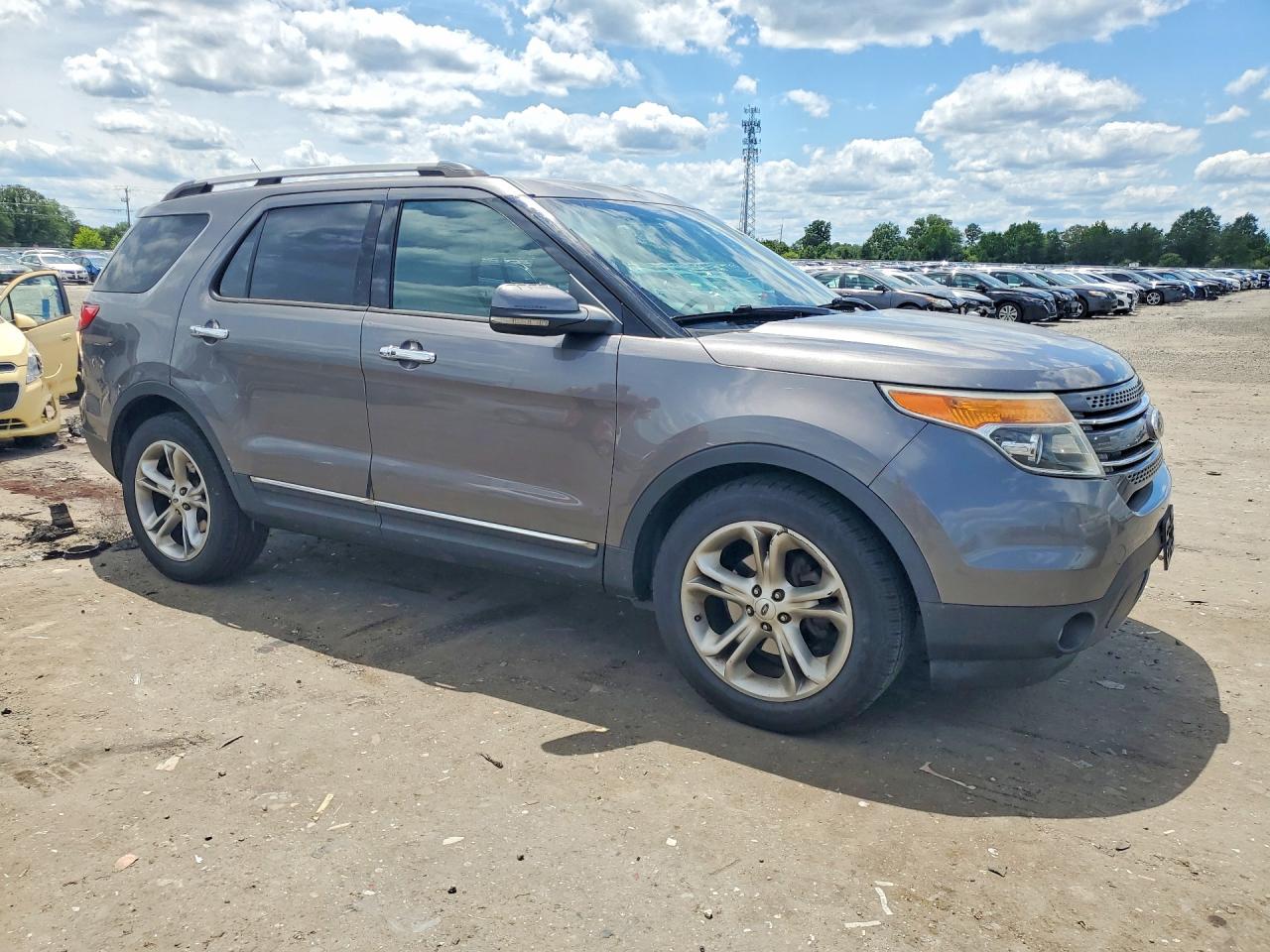 2013 Ford Explorer Limited Gray vin: 1FM5K7F8XDGA24580