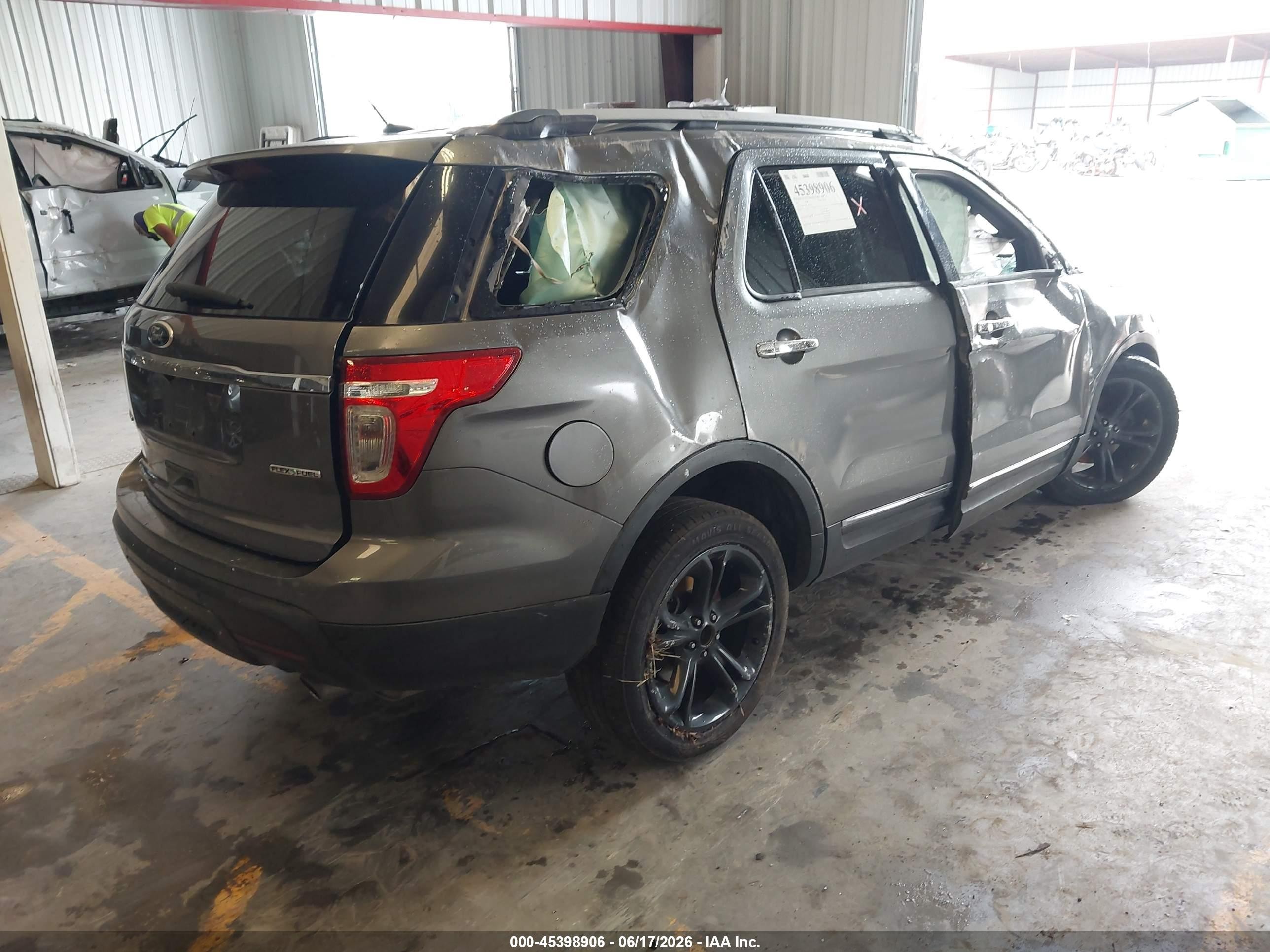 2013 Ford Explorer Limited Gray vin: 1FM5K7F8XDGA38754