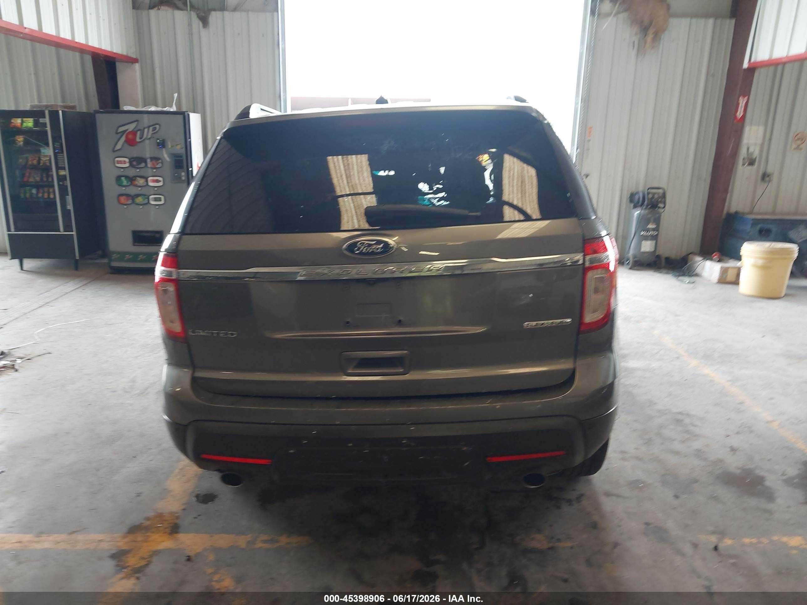2013 Ford Explorer Limited Gray vin: 1FM5K7F8XDGA38754