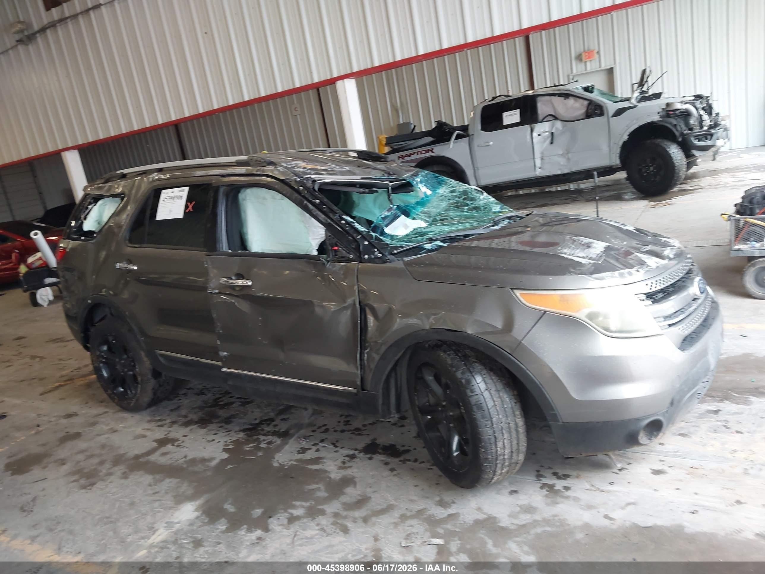 2013 Ford Explorer Limited Gray vin: 1FM5K7F8XDGA38754
