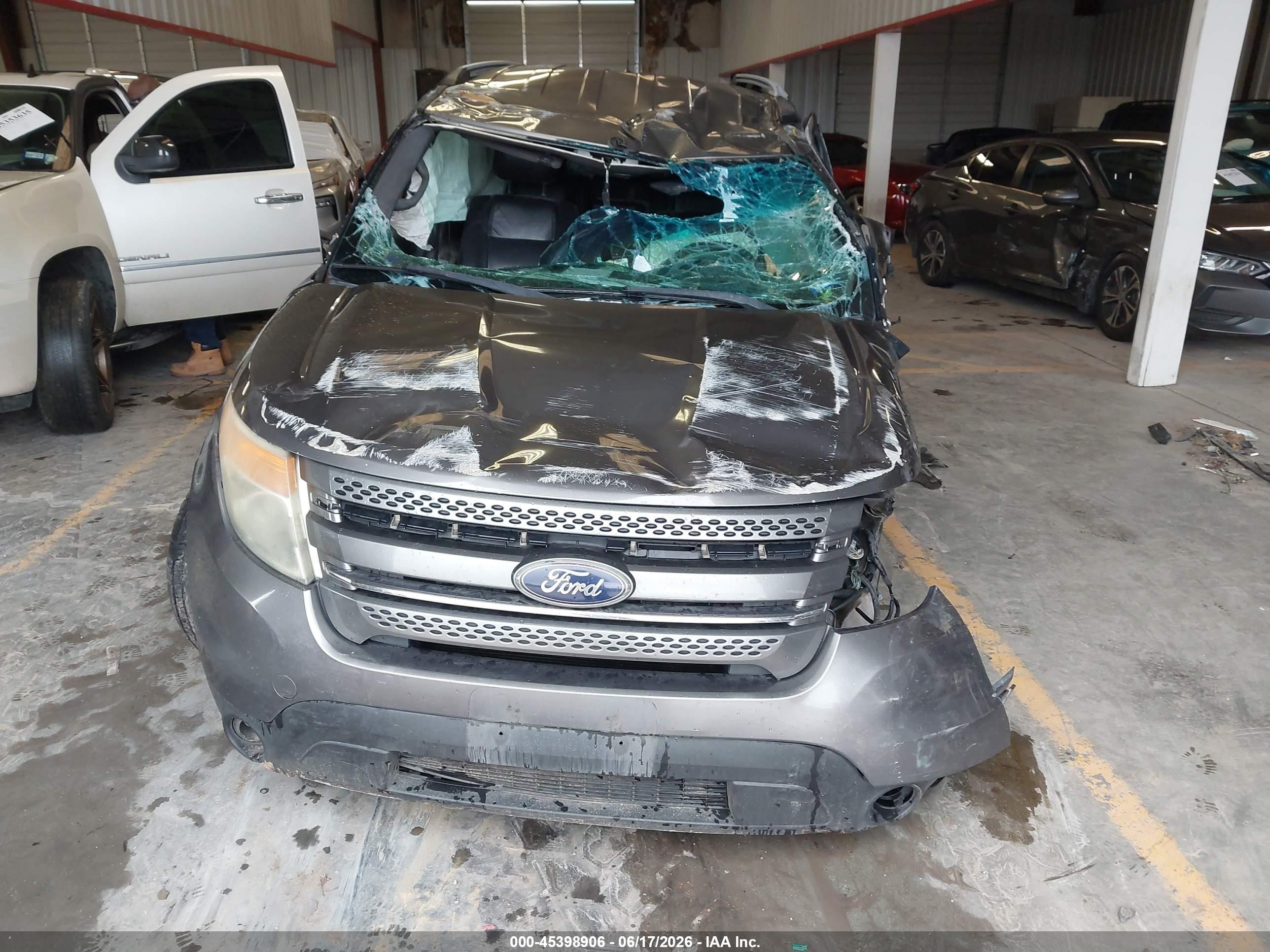 2013 Ford Explorer Limited Gray vin: 1FM5K7F8XDGA38754