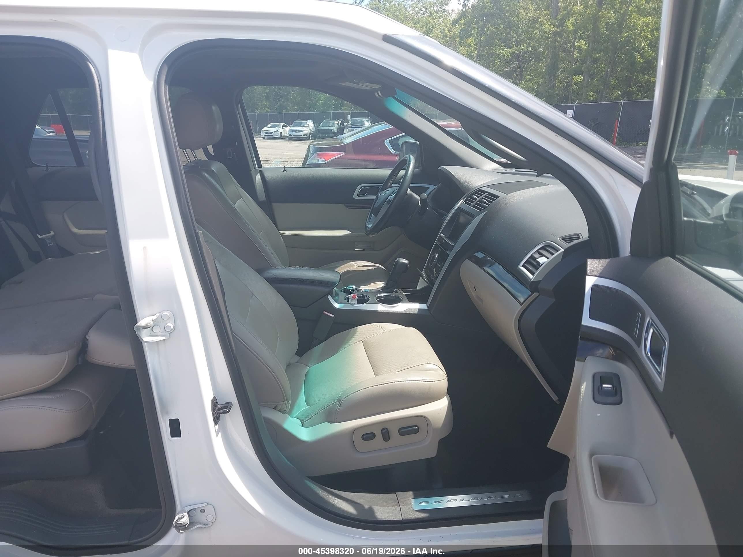 2013 Ford Explorer Limited White vin: 1FM5K7F8XDGB81459