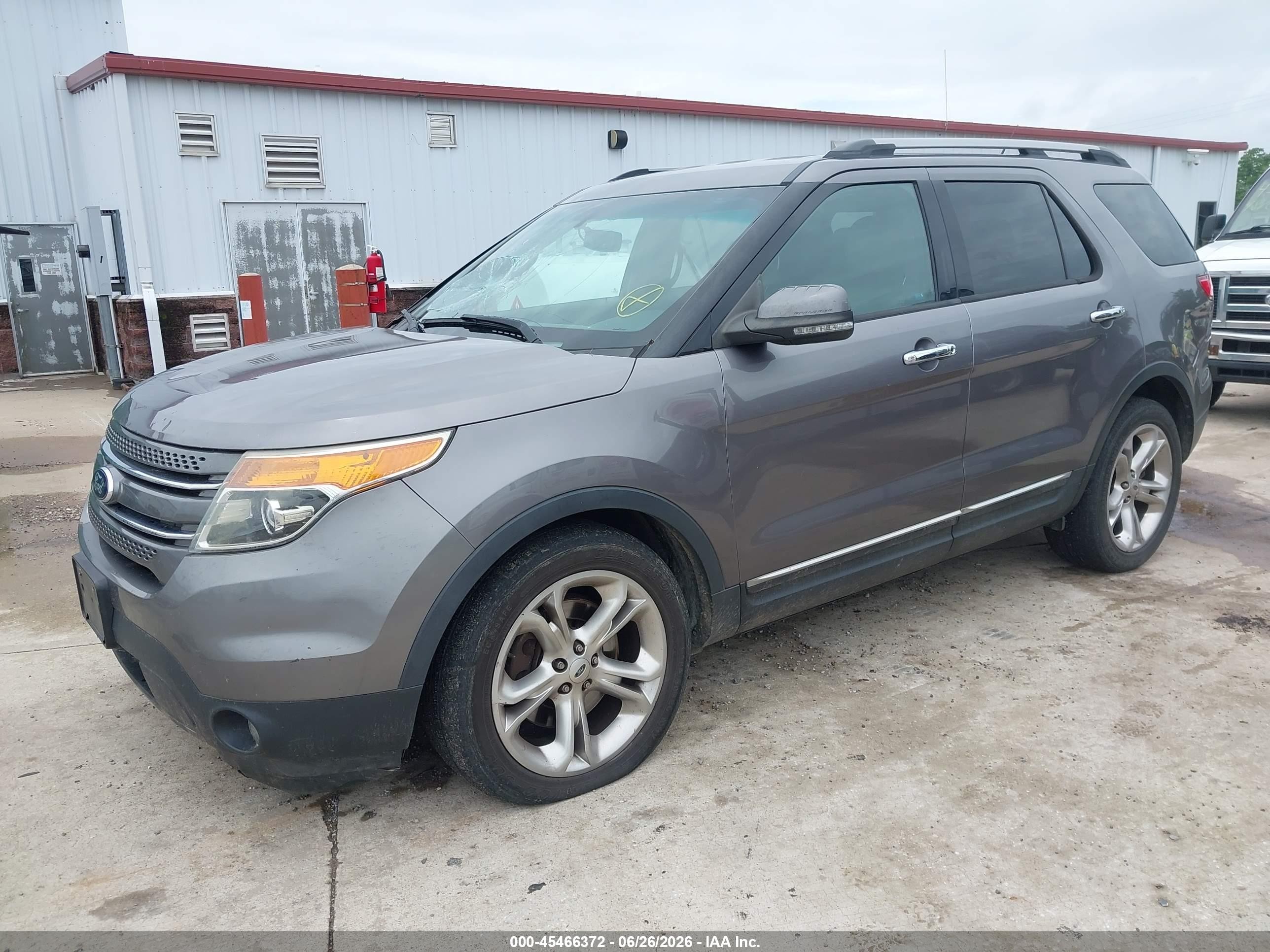 2013 Ford Explorer Limited Gray vin: 1FM5K7F8XDGC25251
