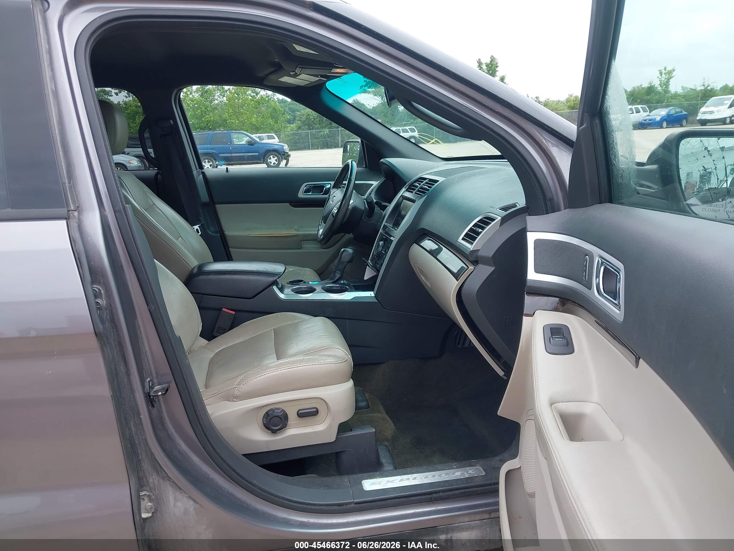 2013 Ford Explorer Limited Gray vin: 1FM5K7F8XDGC25251
