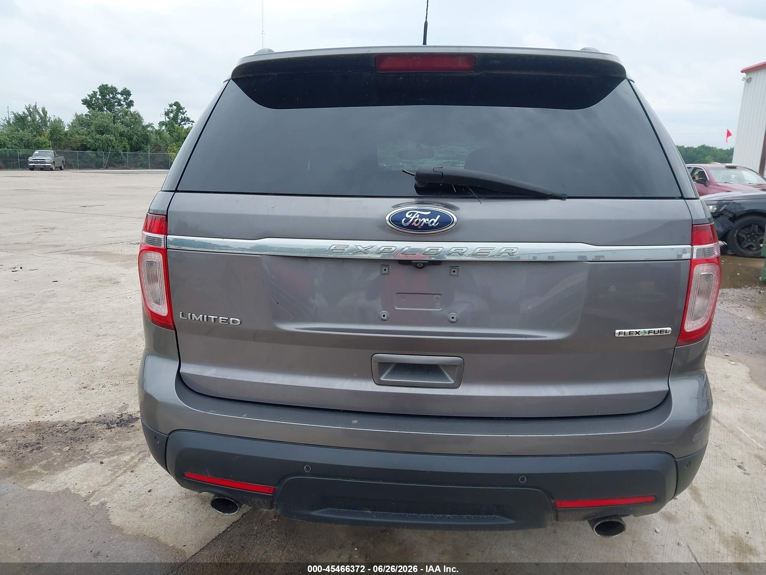 2013 Ford Explorer Limited Gray vin: 1FM5K7F8XDGC25251