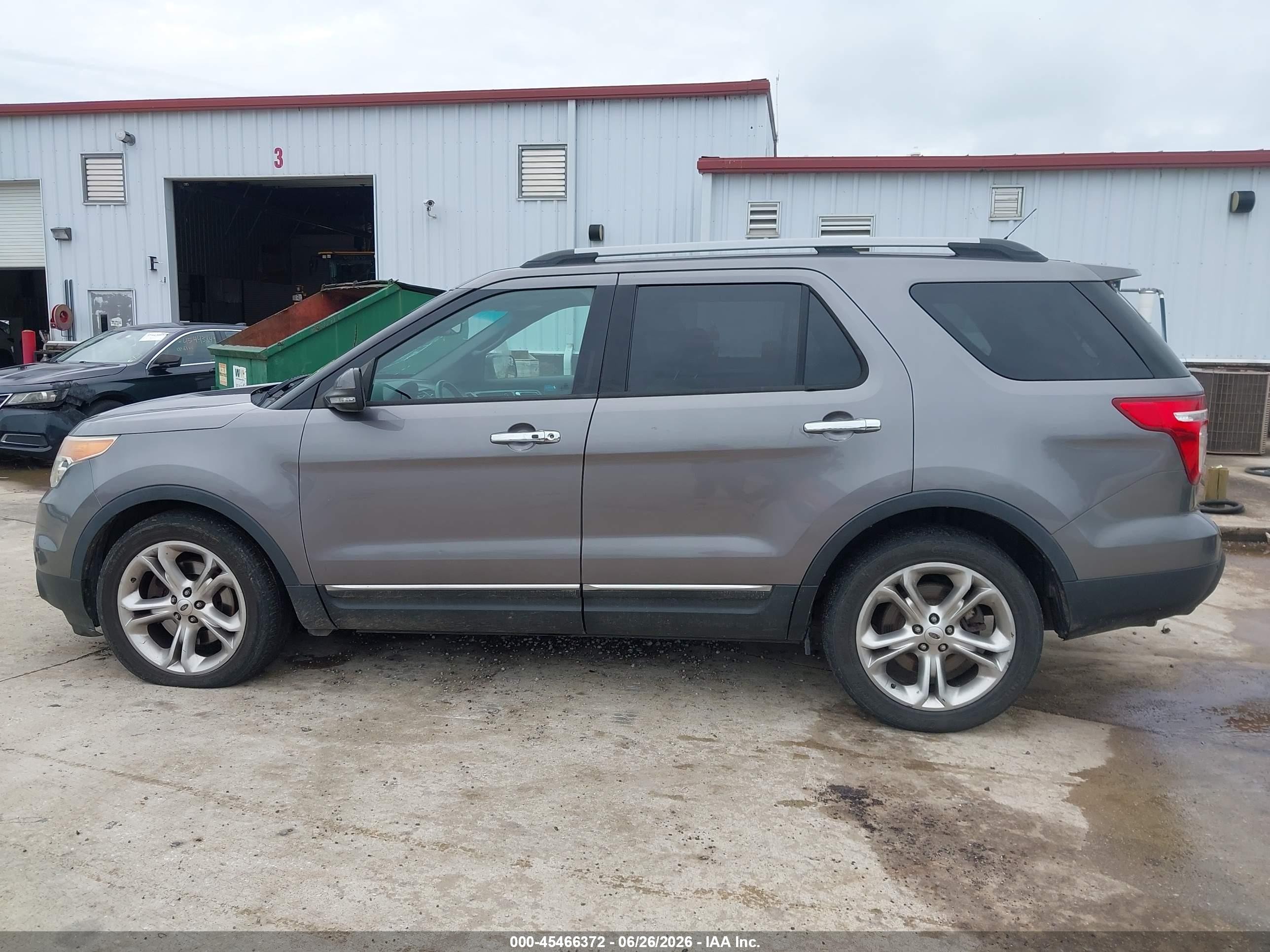 2013 Ford Explorer Limited Gray vin: 1FM5K7F8XDGC25251