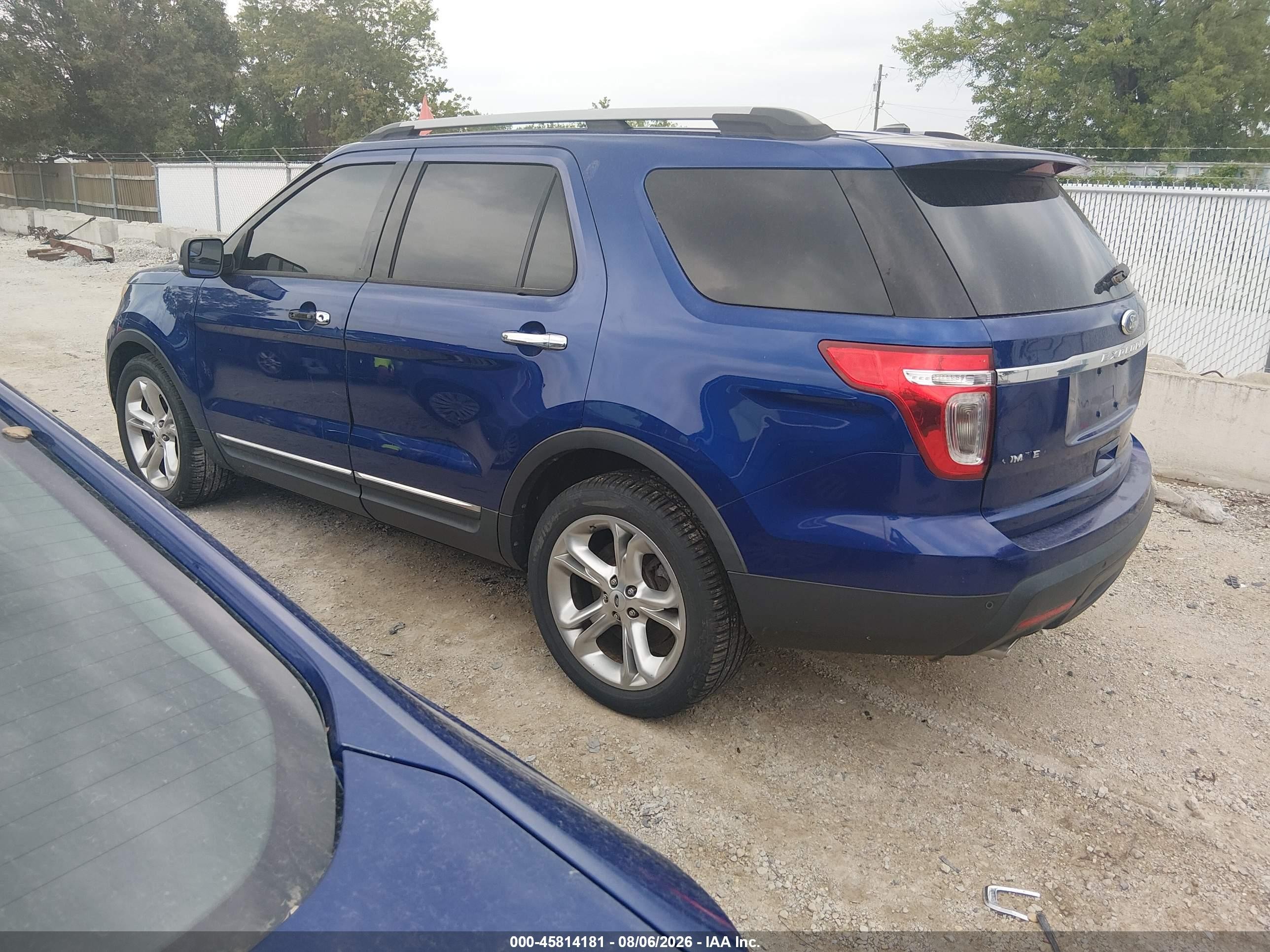 2013 Ford Explorer Limited Blue vin: 1FM5K7F8XDGC34967