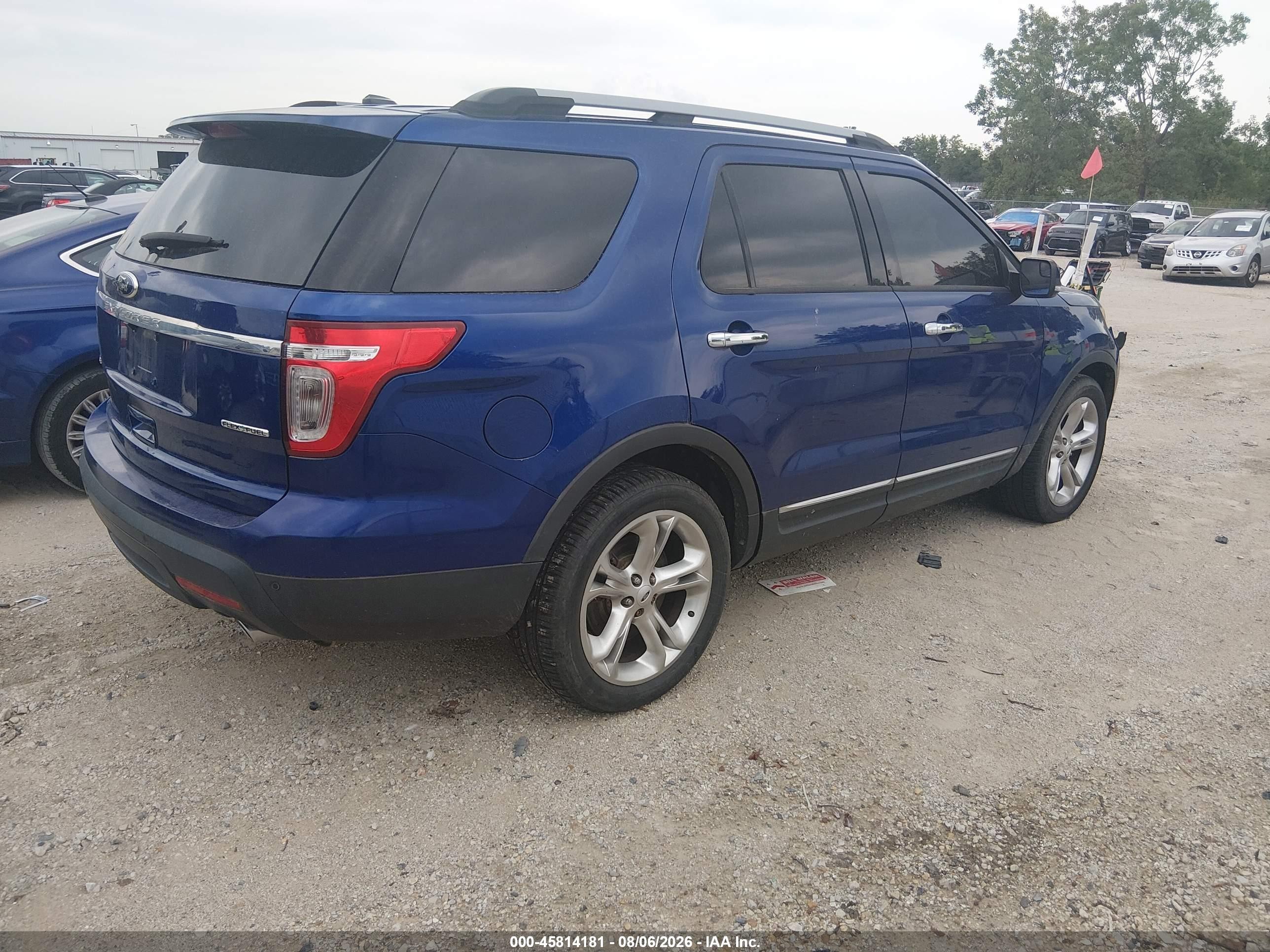 2013 Ford Explorer Limited Blue vin: 1FM5K7F8XDGC34967