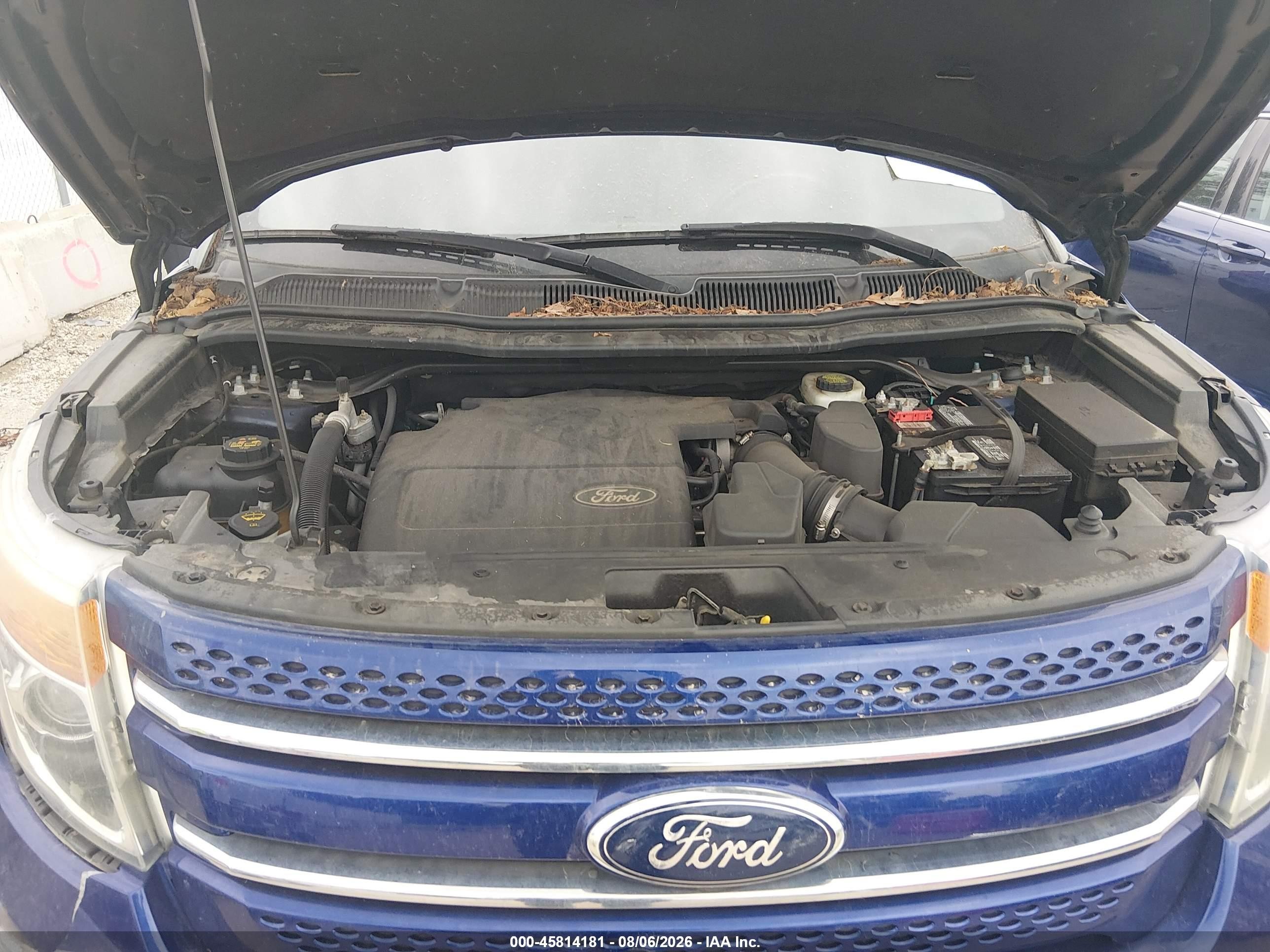 2013 Ford Explorer Limited Blue vin: 1FM5K7F8XDGC34967
