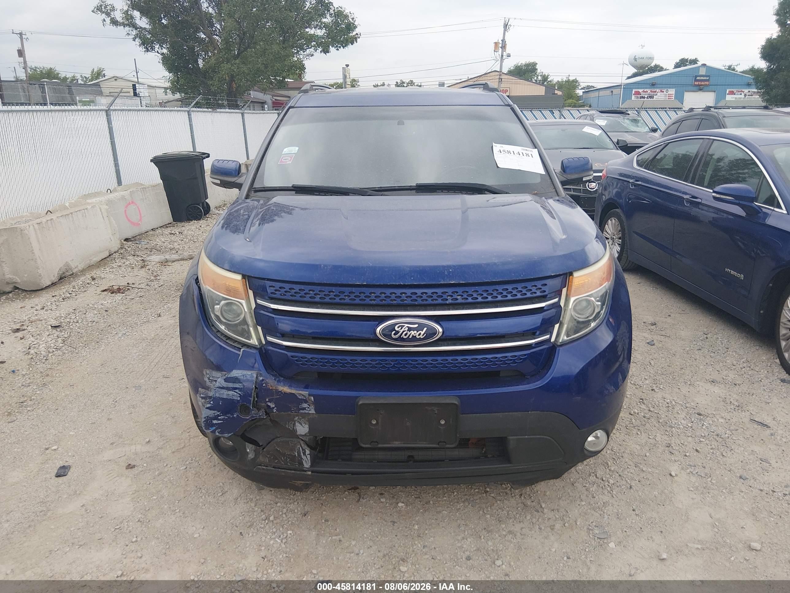2013 Ford Explorer Limited Blue vin: 1FM5K7F8XDGC34967