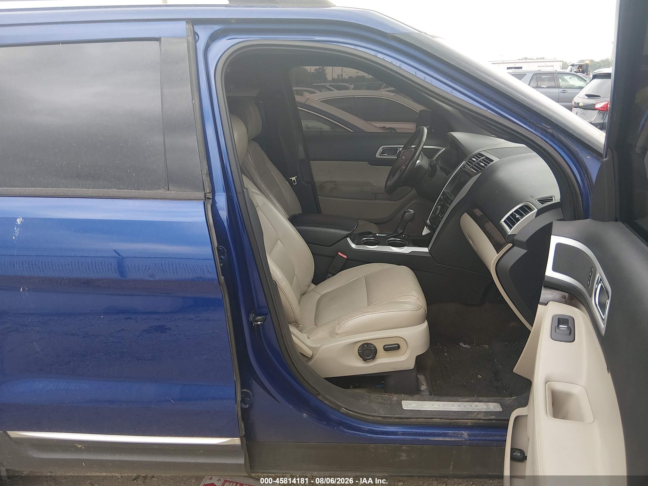 2013 Ford Explorer Limited Blue vin: 1FM5K7F8XDGC34967