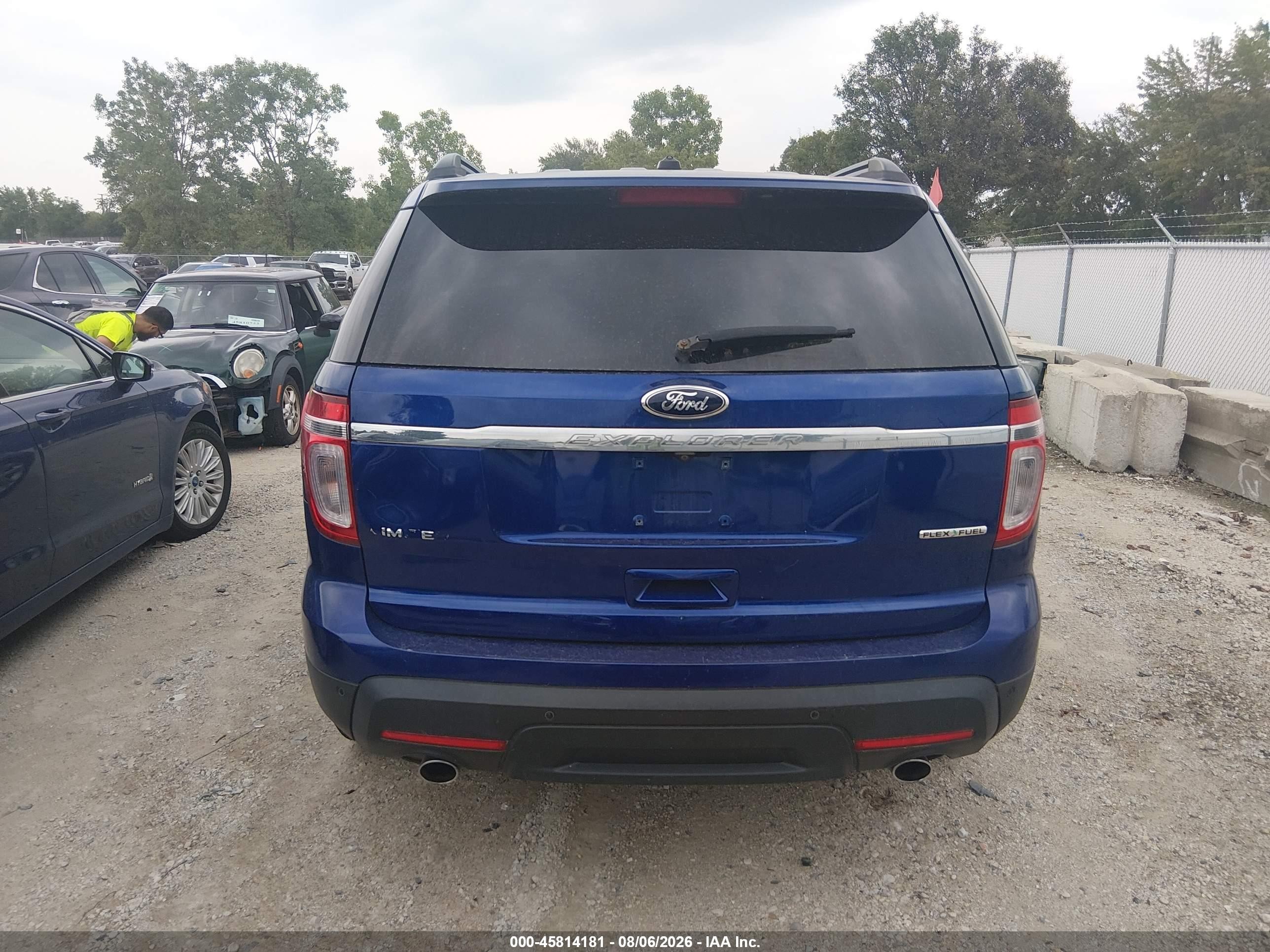 2013 Ford Explorer Limited Blue vin: 1FM5K7F8XDGC34967