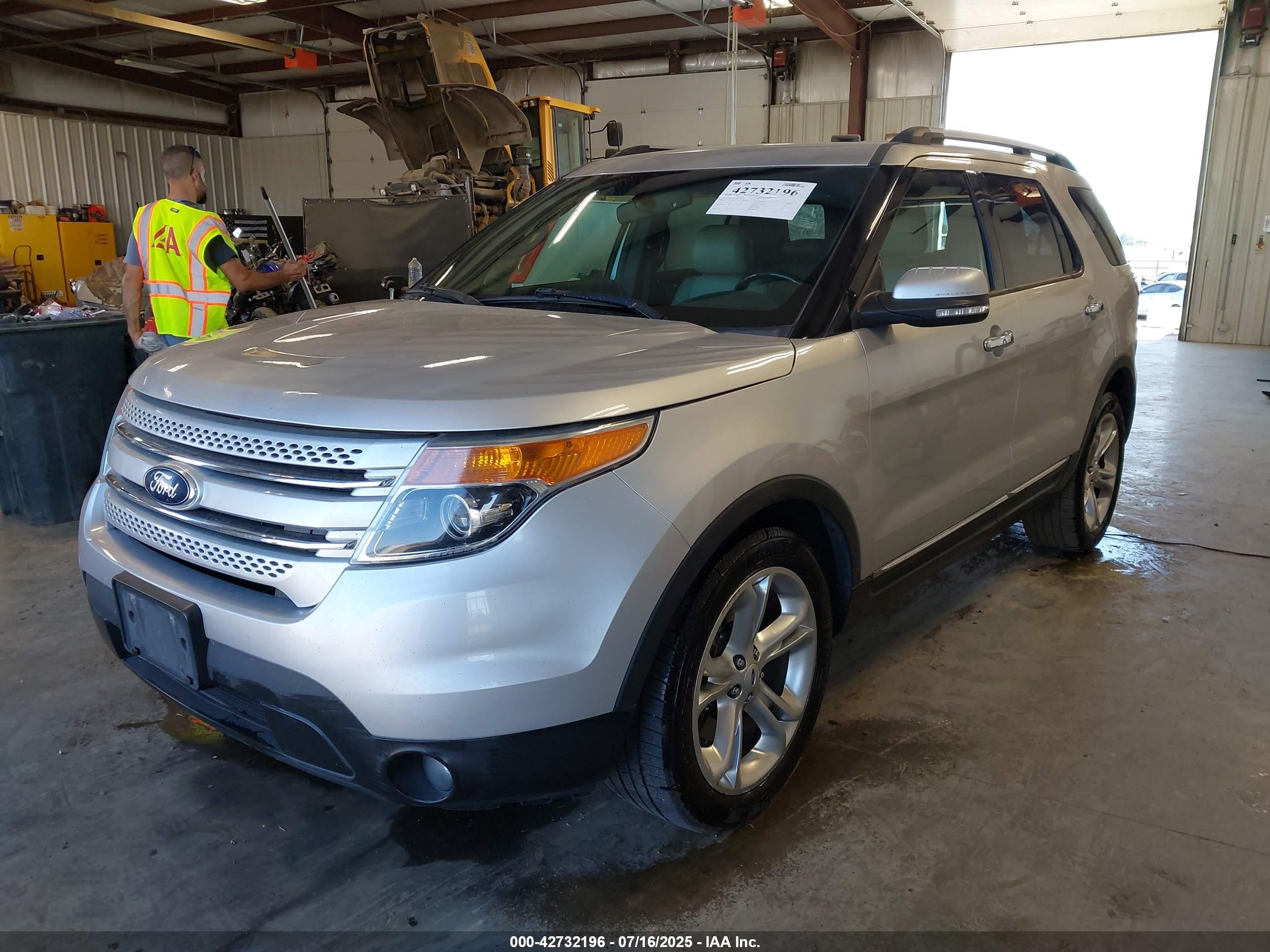 2013 Ford Explorer Limited Silver vin: 1FM5K7F8XDGC62574