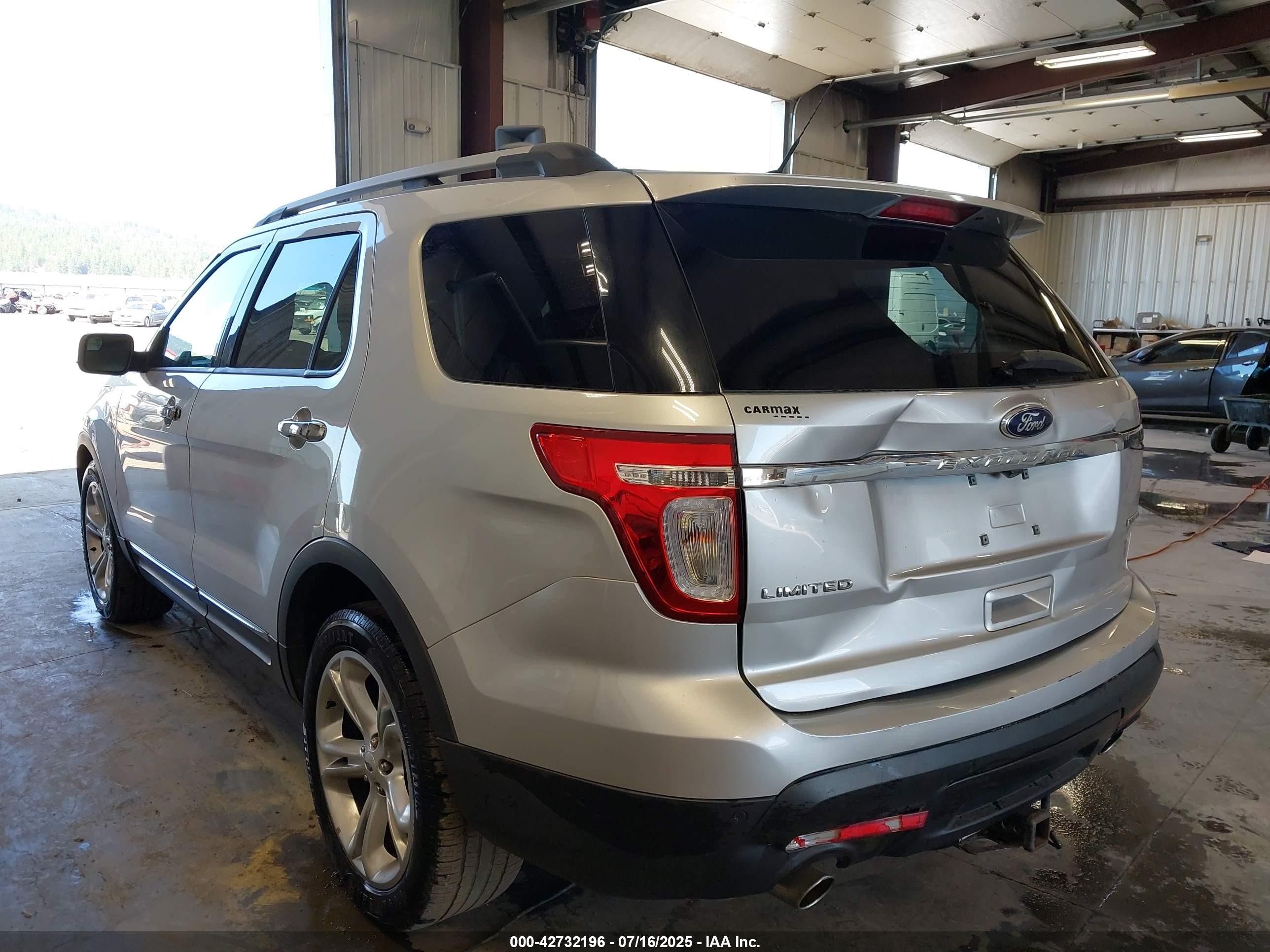2013 Ford Explorer Limited Silver vin: 1FM5K7F8XDGC62574