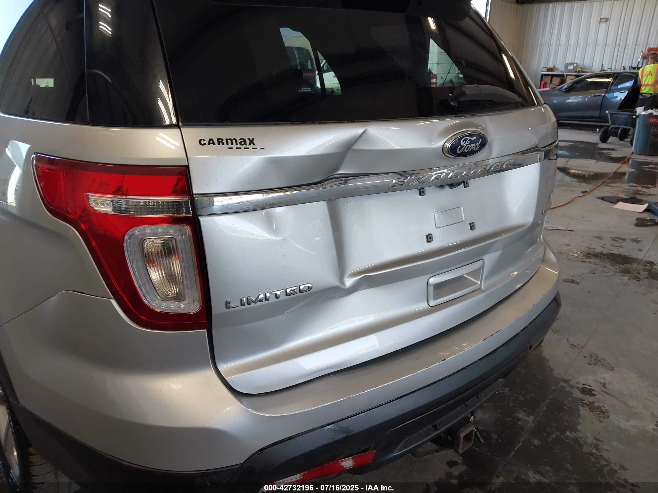 2013 Ford Explorer Limited Silver vin: 1FM5K7F8XDGC62574