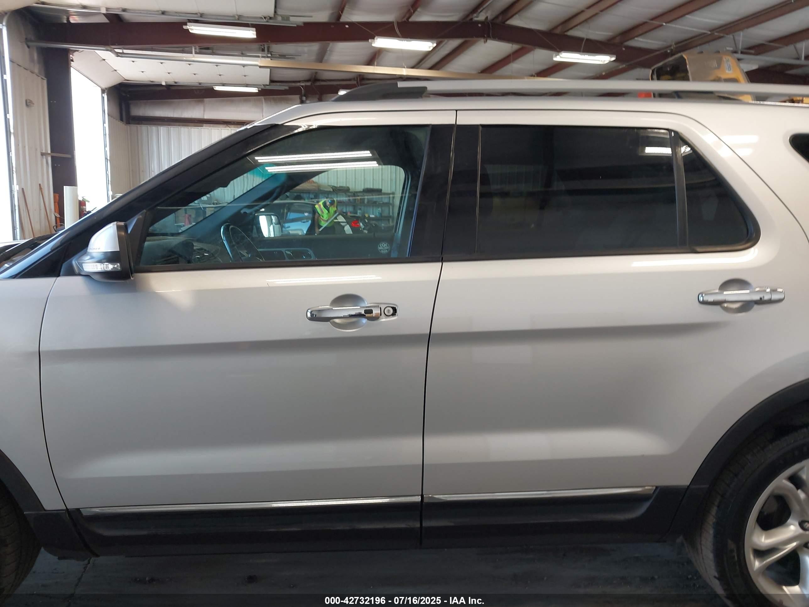 2013 Ford Explorer Limited Silver vin: 1FM5K7F8XDGC62574