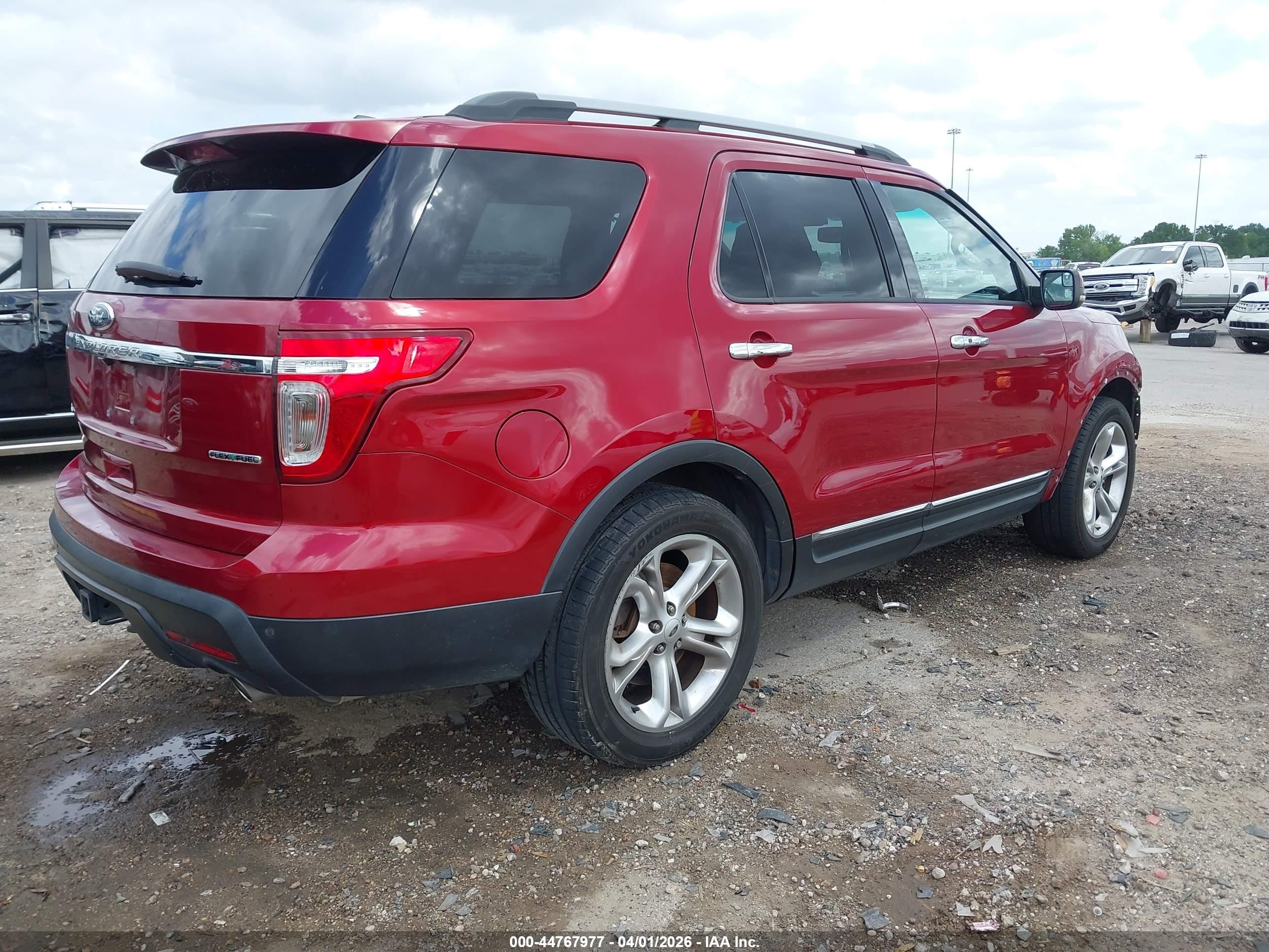 2014 Ford Explorer Limited Red vin: 1FM5K7F8XEGA37346
