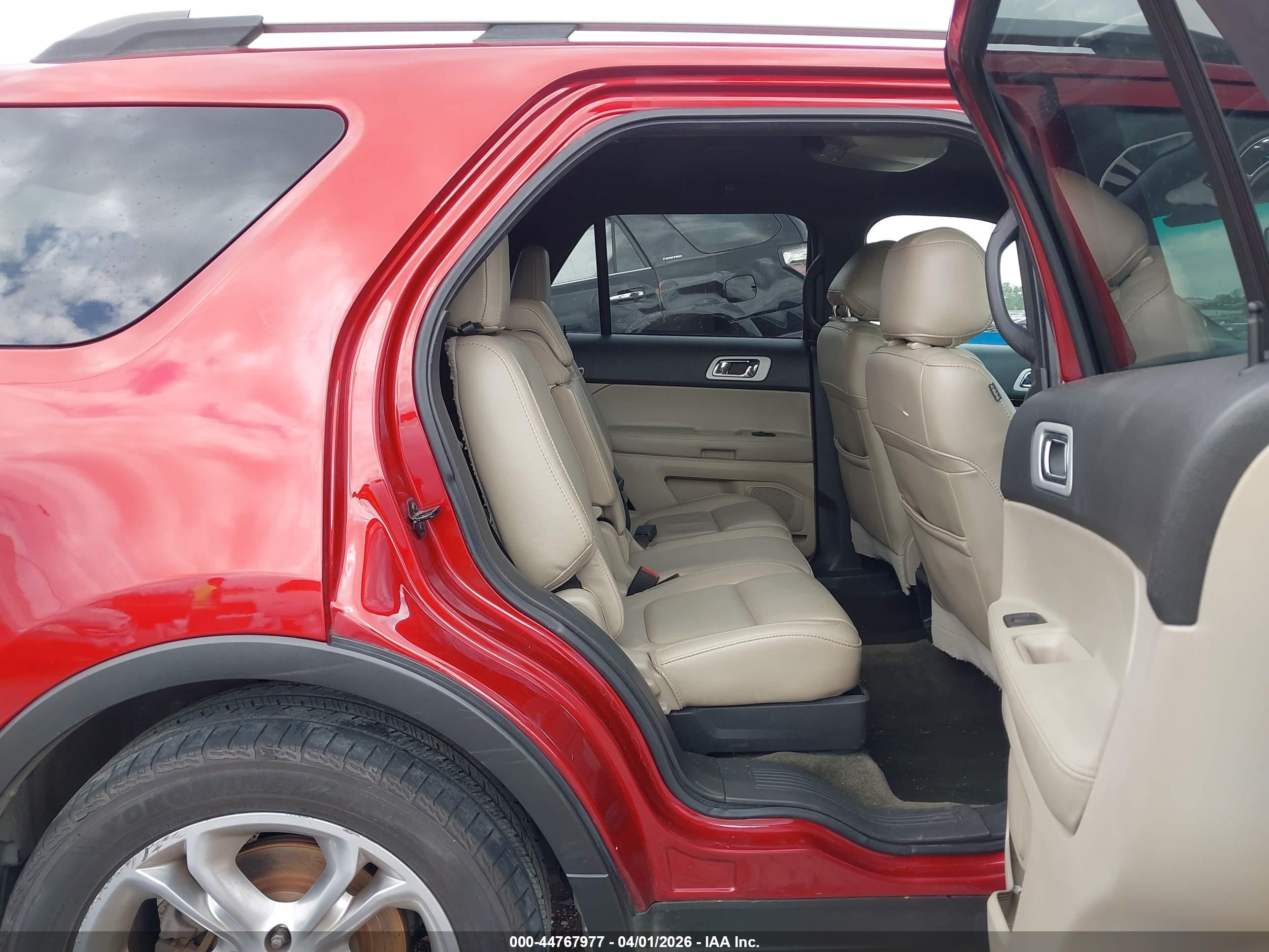 2014 Ford Explorer Limited Red vin: 1FM5K7F8XEGA37346