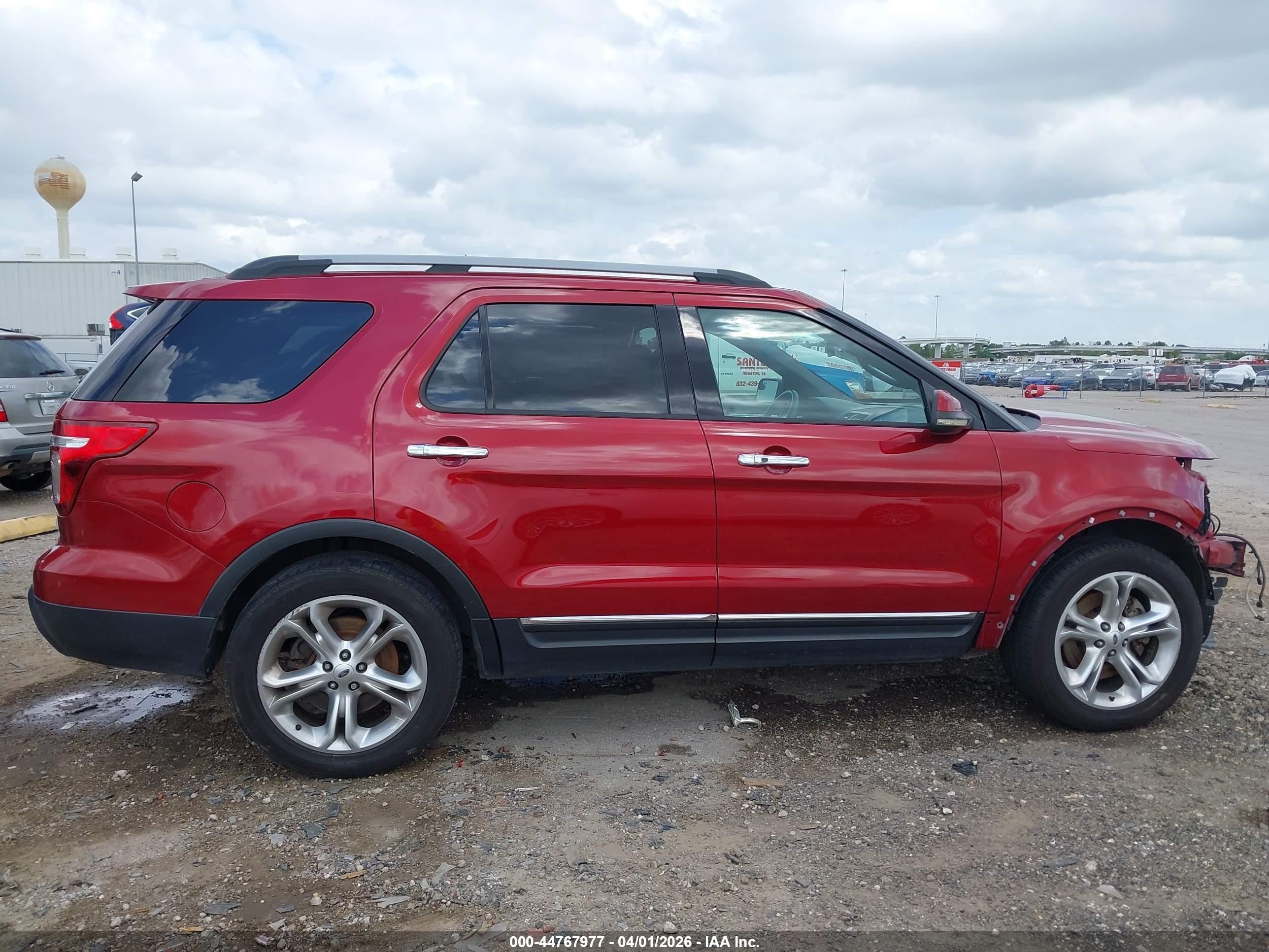 2014 Ford Explorer Limited Red vin: 1FM5K7F8XEGA37346