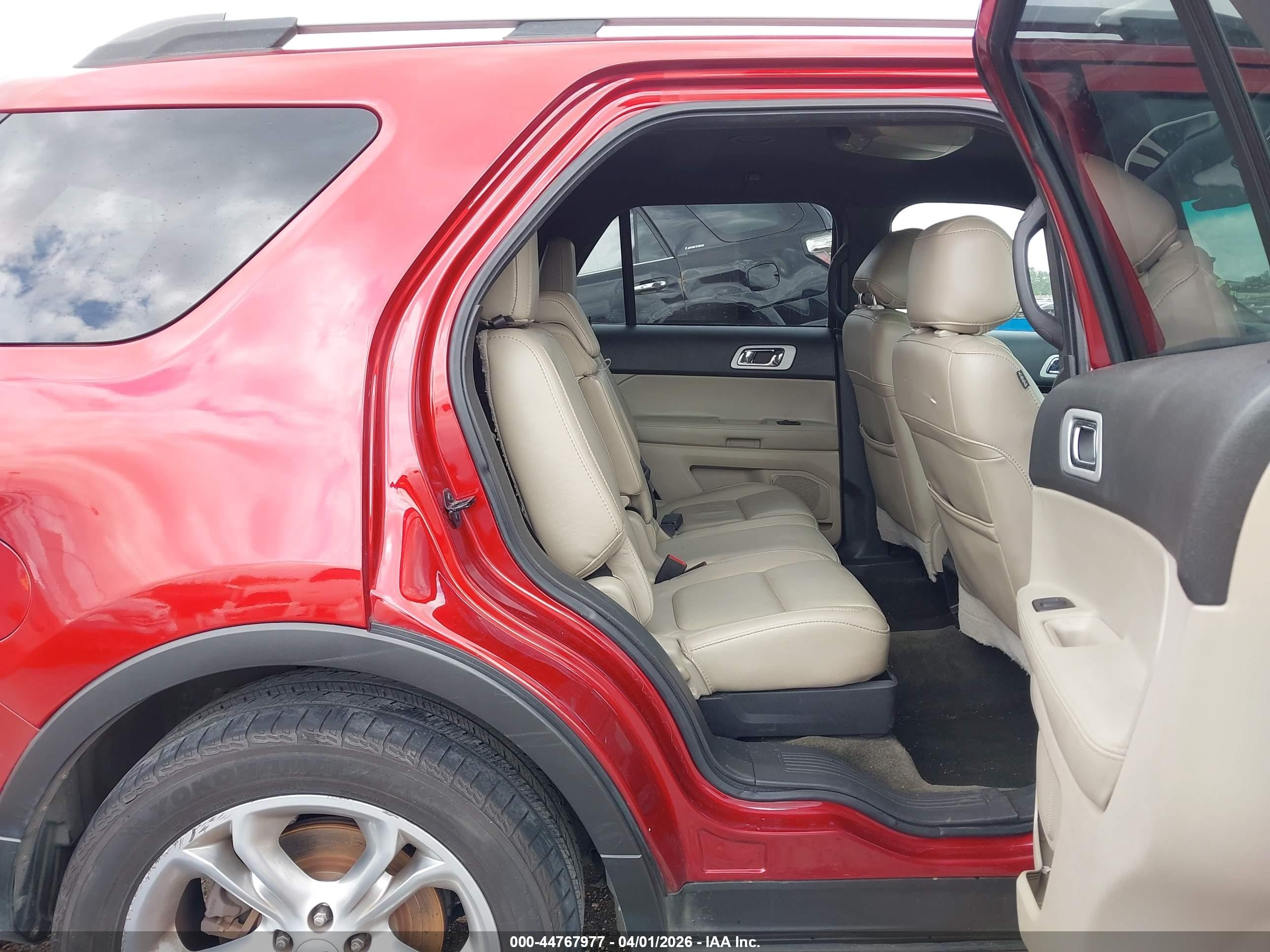 2014 Ford Explorer Limited Red vin: 1FM5K7F8XEGA37346