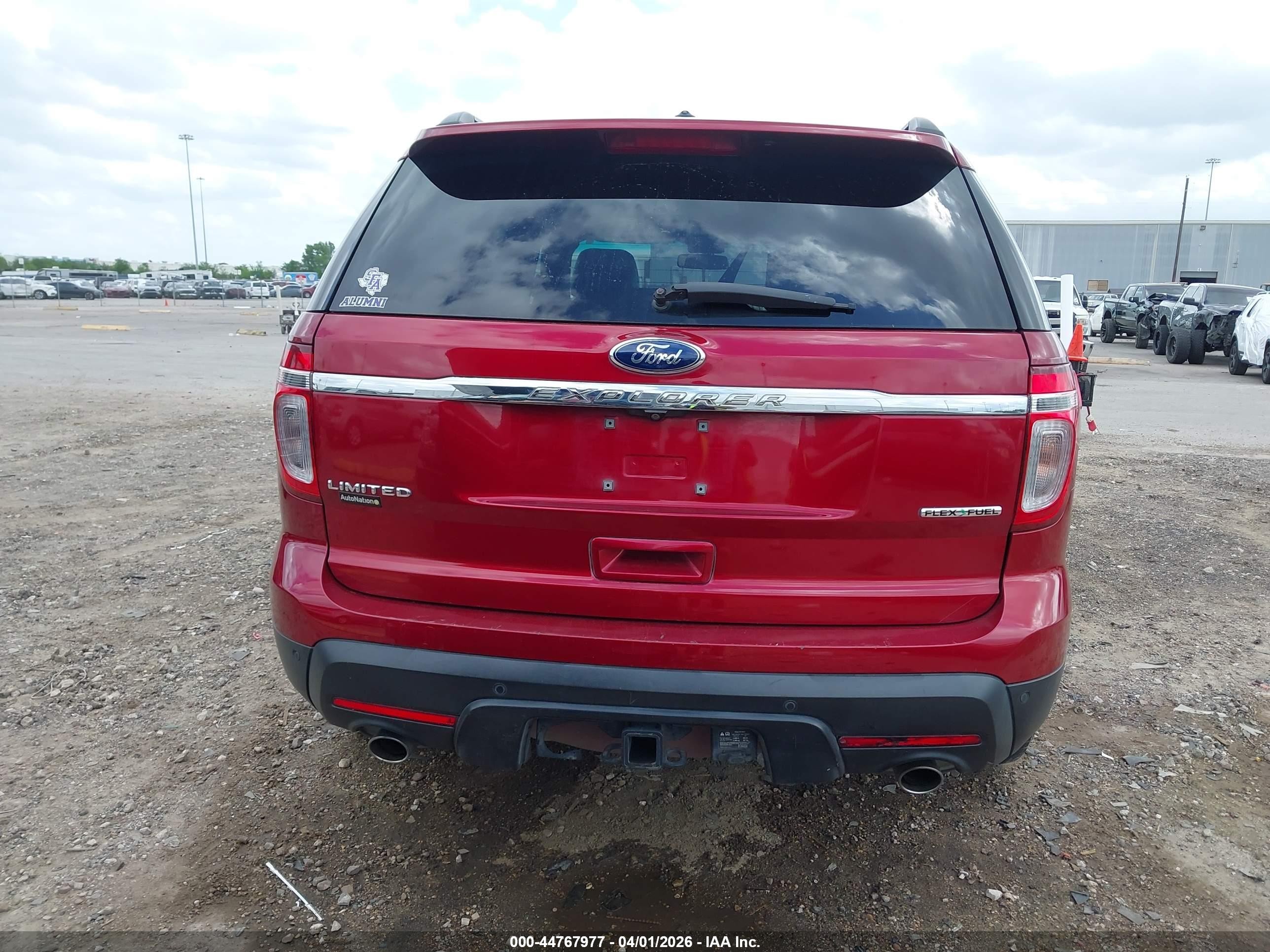 2014 Ford Explorer Limited Red vin: 1FM5K7F8XEGA37346