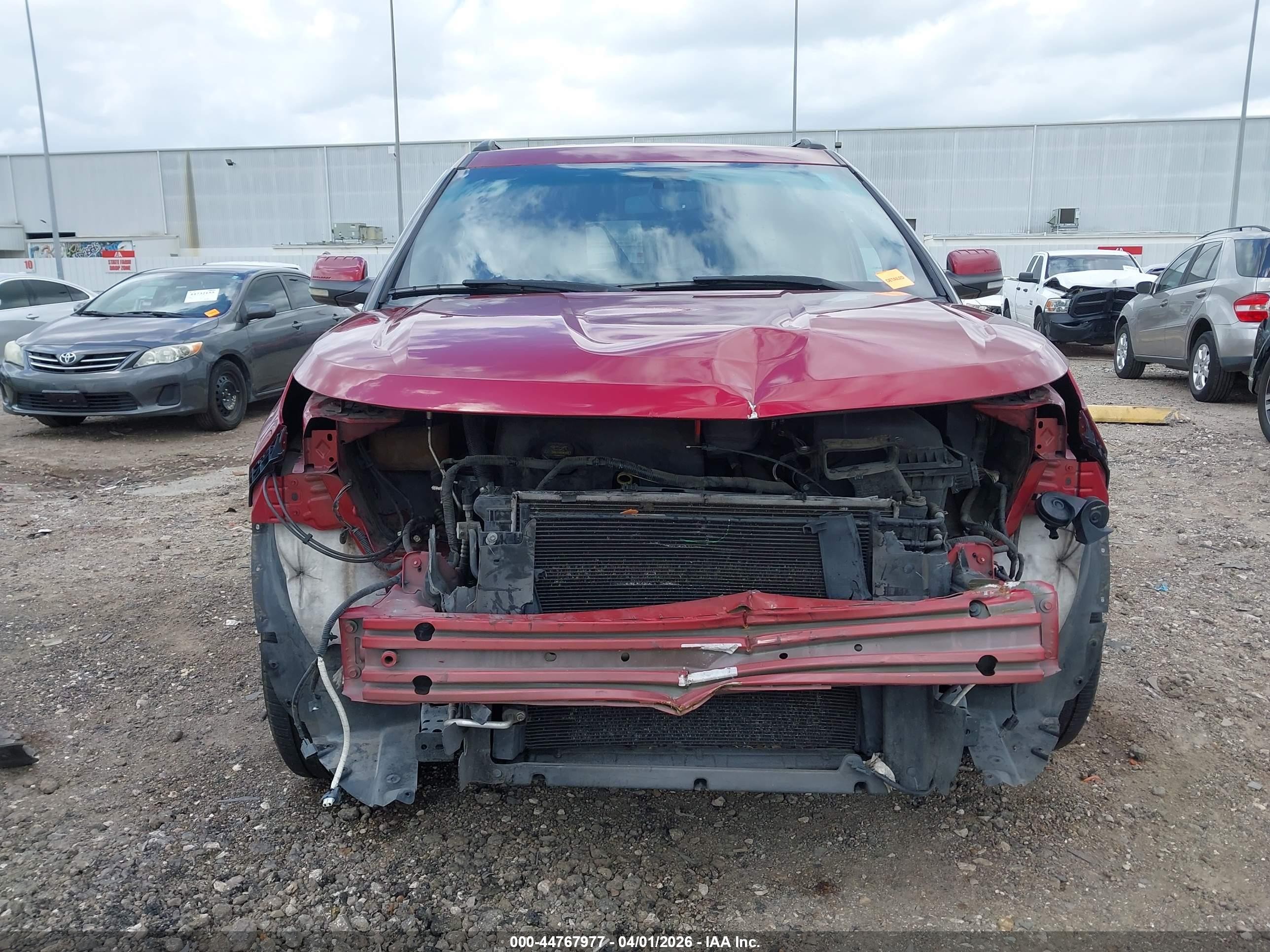 2014 Ford Explorer Limited Red vin: 1FM5K7F8XEGA37346