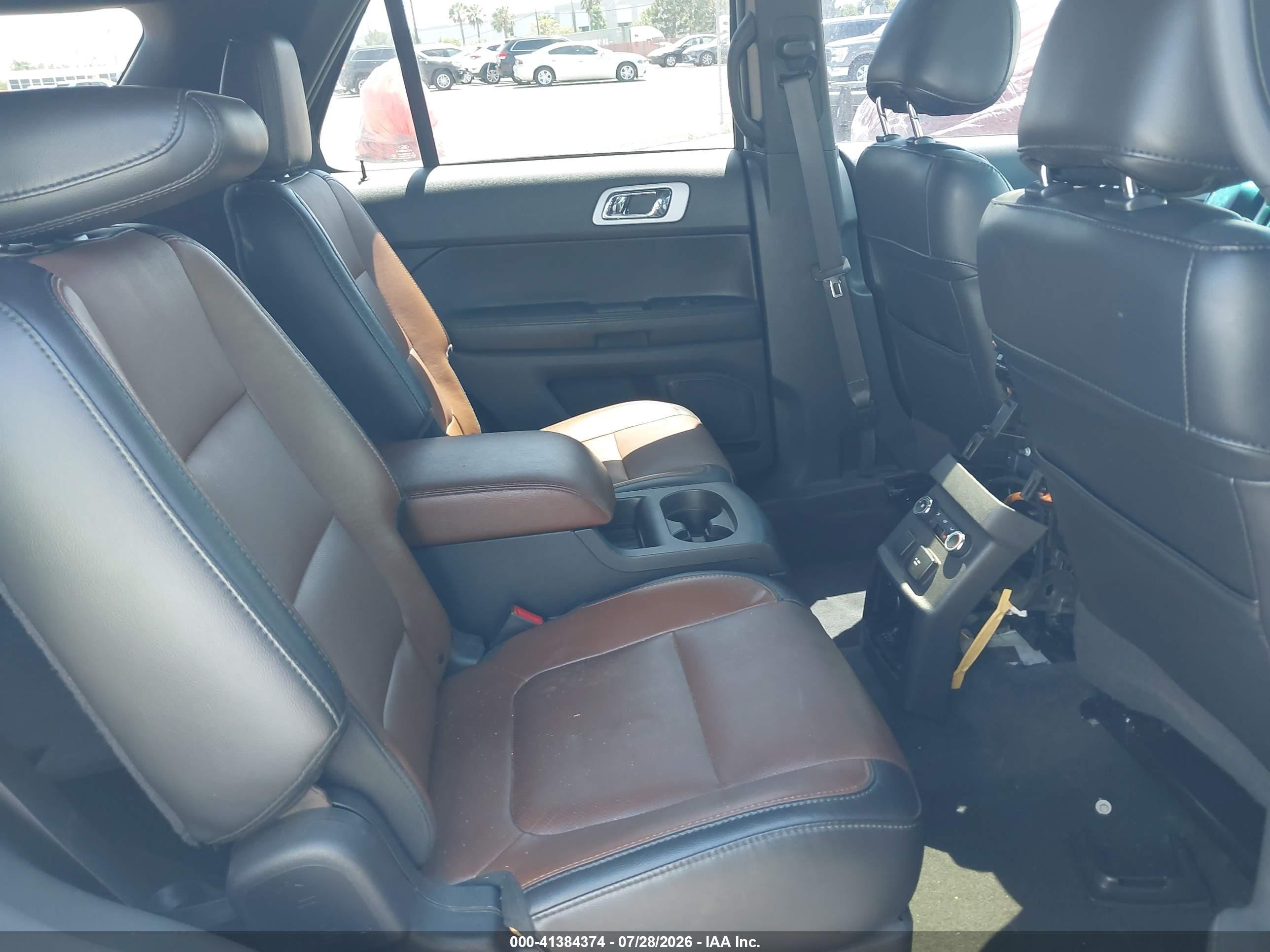 2015 Ford Explorer Limited White vin: 1FM5K7F8XFGA09032