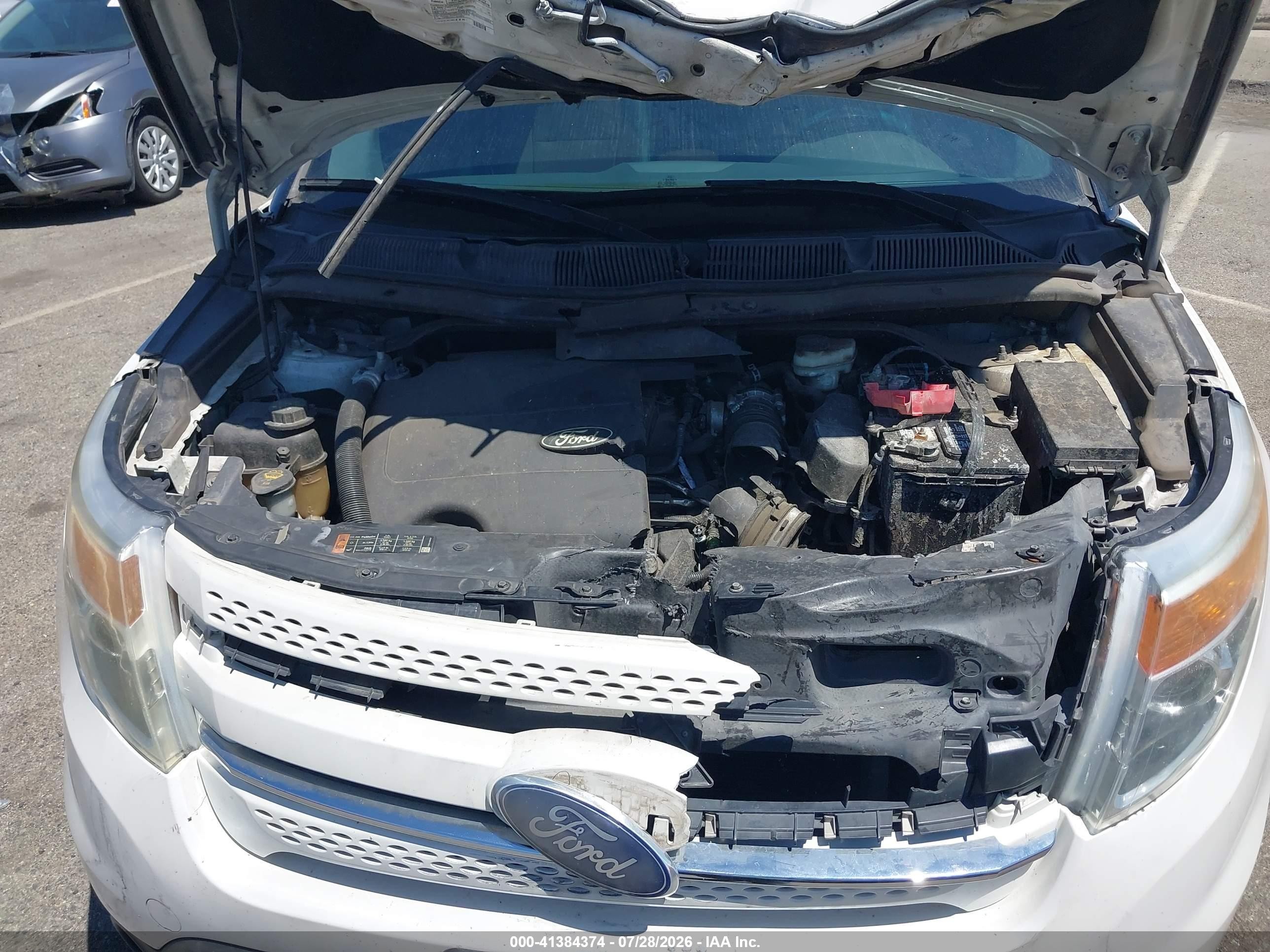 2015 Ford Explorer Limited White vin: 1FM5K7F8XFGA09032