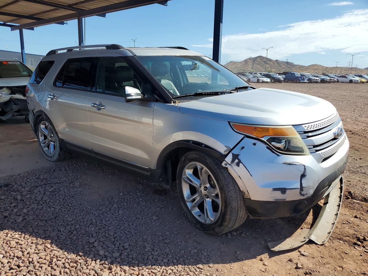 2015 Ford Explorer Limited Silver vin: 1FM5K7F8XFGA46551