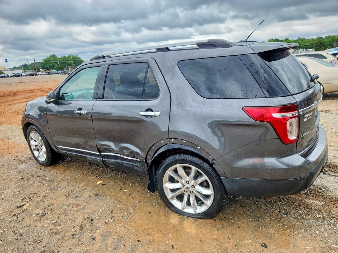 2015 Ford Explorer Limited Gray vin: 1FM5K7F8XFGB78791