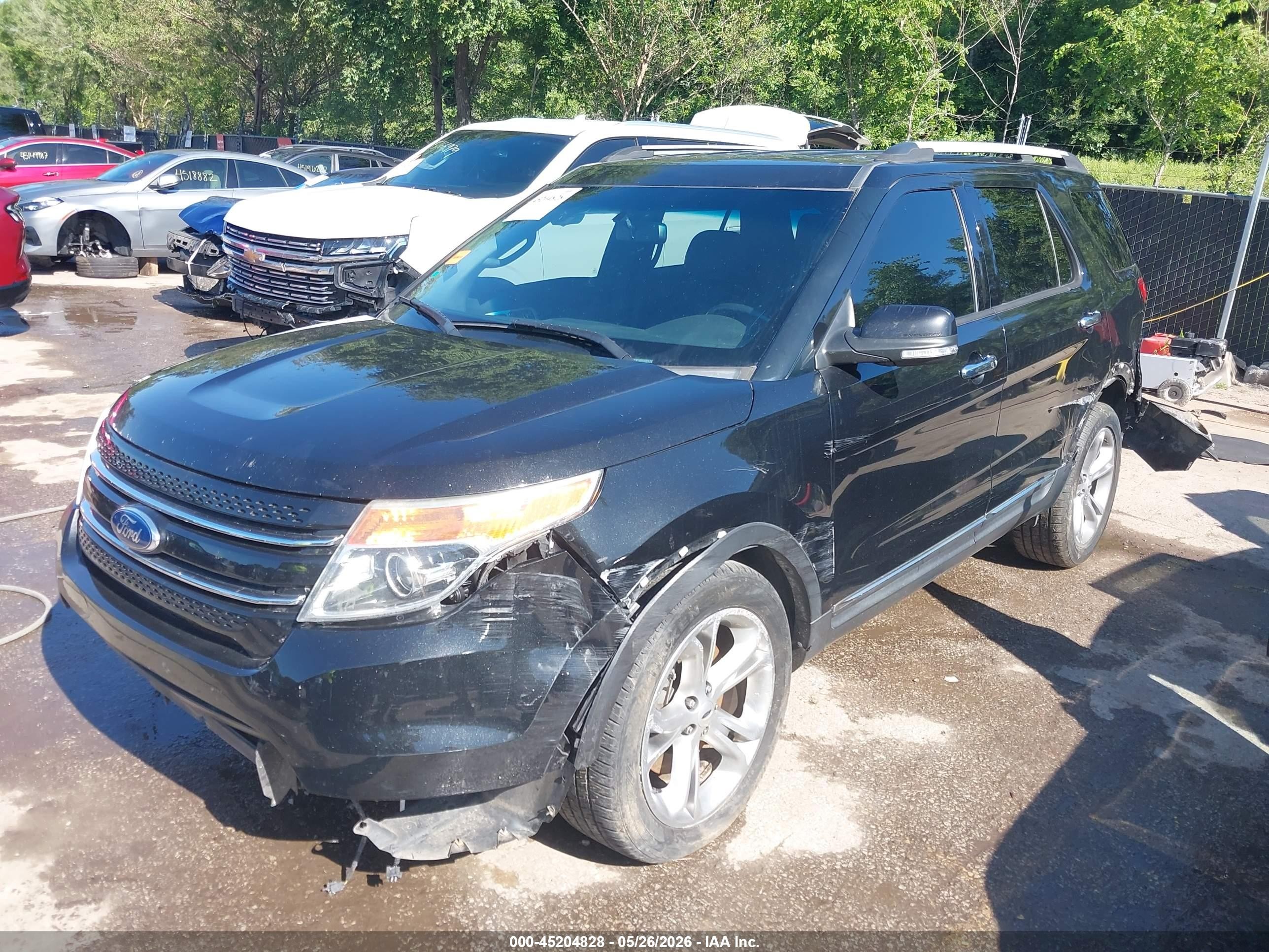 2015 Ford Explorer Limited Черный vin: 1FM5K7F8XFGB82078