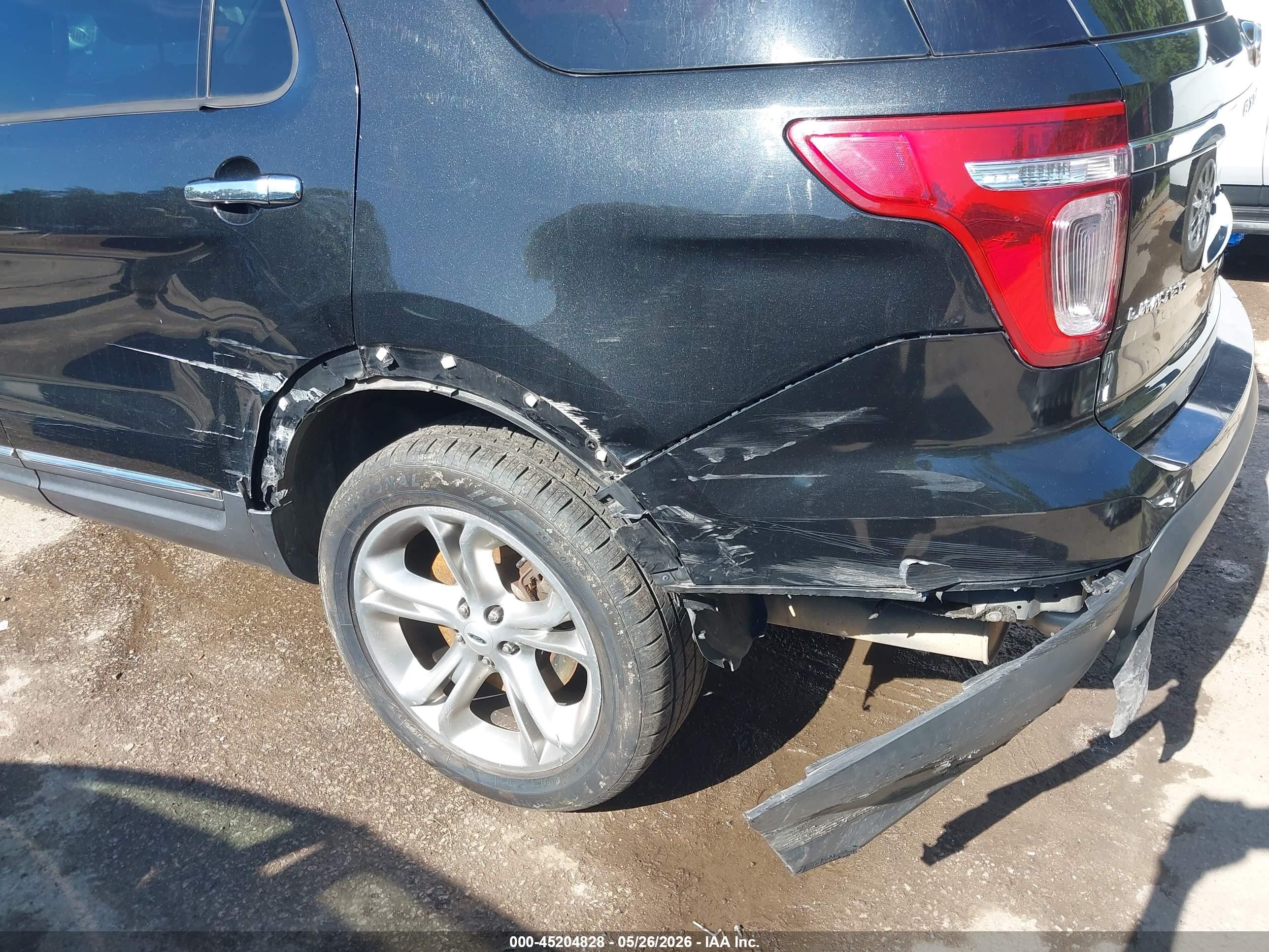 2015 Ford Explorer Limited Черный vin: 1FM5K7F8XFGB82078