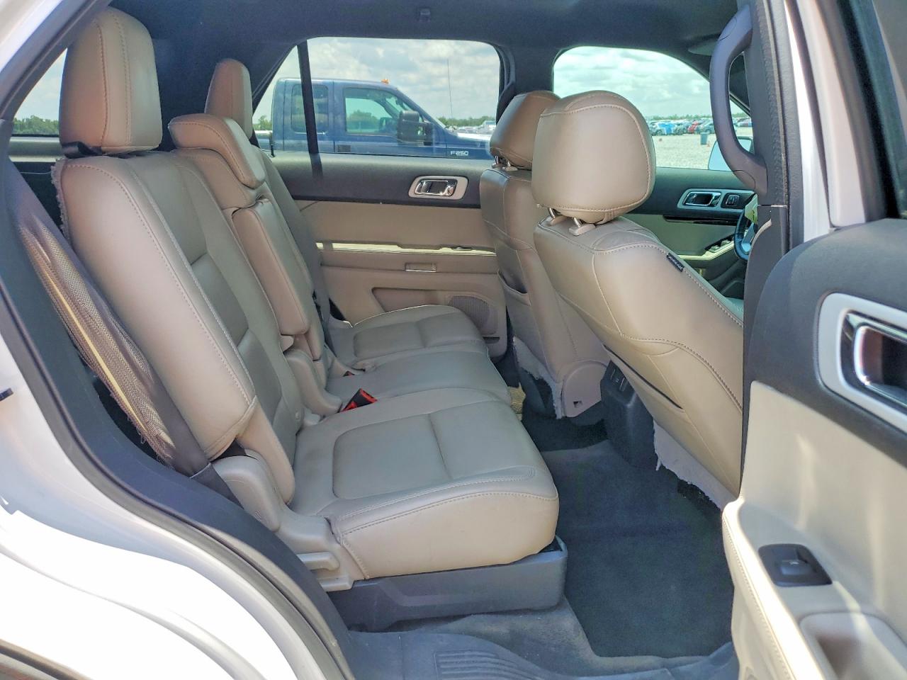 2015 Ford Explorer Limited White vin: 1FM5K7F8XFGB87717