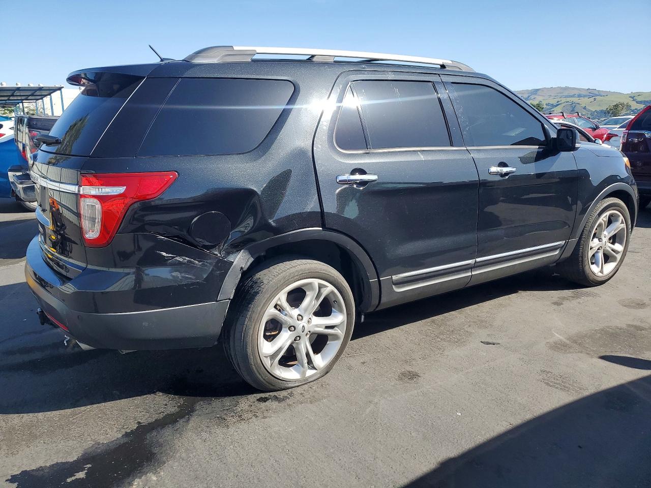 2015 Ford Explorer Limited Black vin: 1FM5K7F8XFGC26290