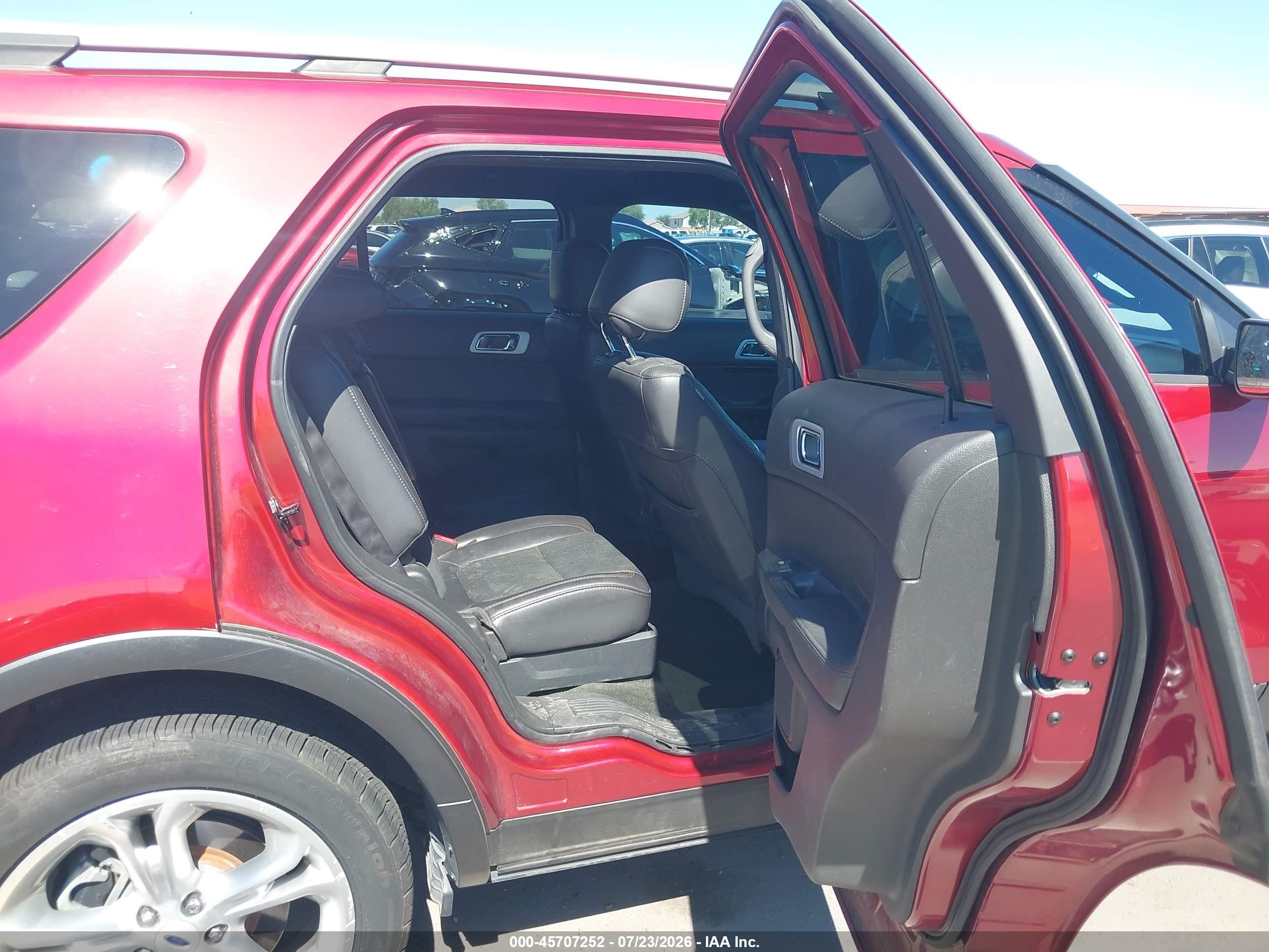2013 Ford Explorer Limited Red vin: 1FM5K7F90DGC29933