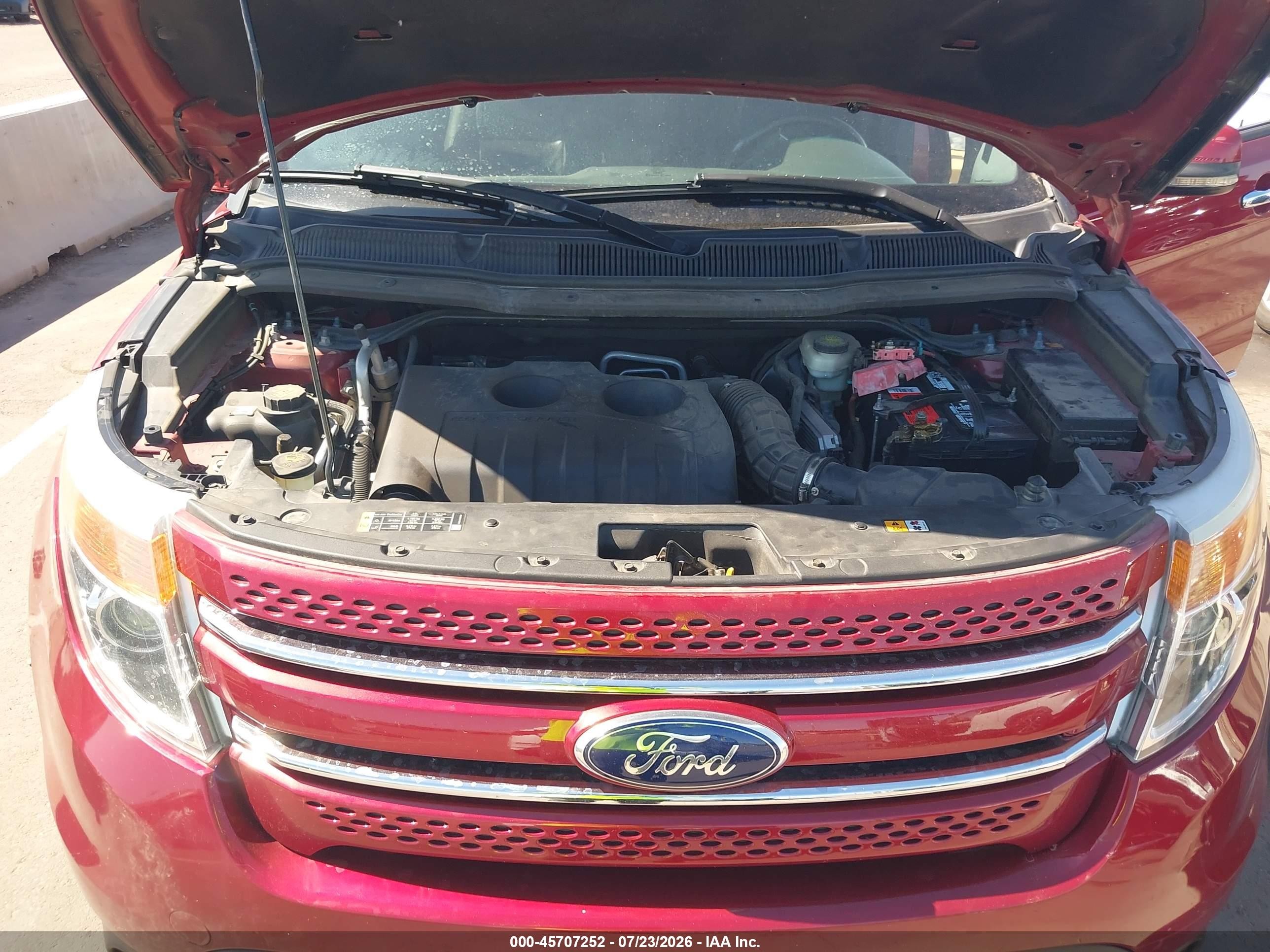 2013 Ford Explorer Limited Red vin: 1FM5K7F90DGC29933