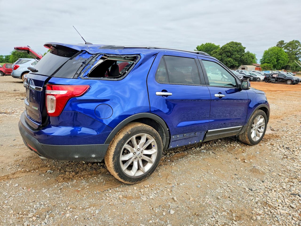2013 Ford Explorer Limited Blue vin: 1FM5K7F91DGA65544