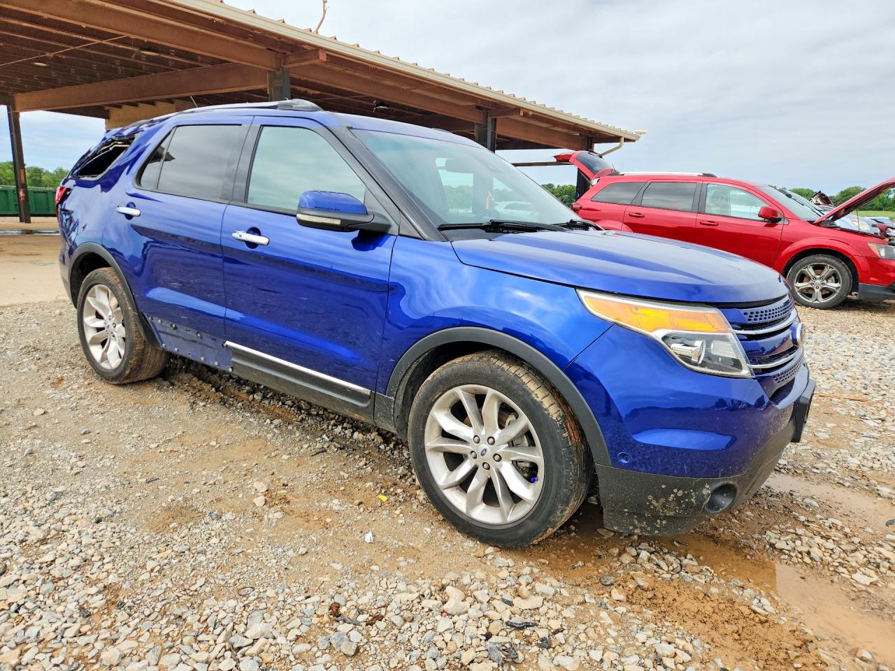 2013 Ford Explorer Limited Blue vin: 1FM5K7F91DGA65544