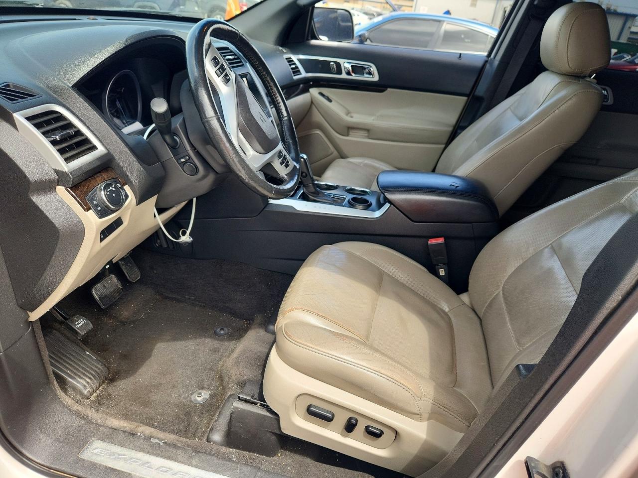 2013 Ford Explorer Limited White vin: 1FM5K7F92DGB12211