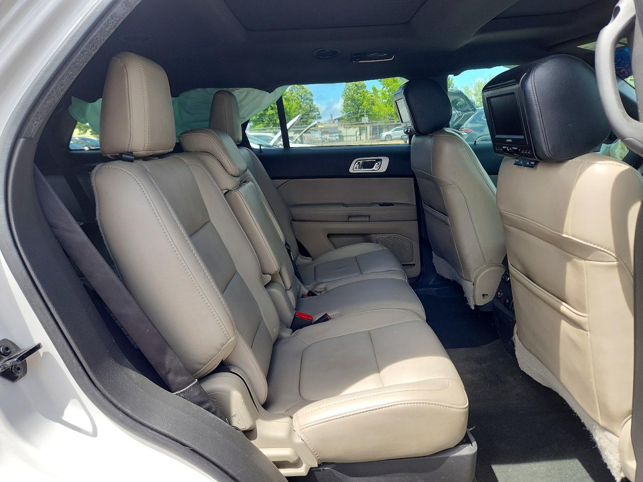 2013 Ford Explorer Limited White vin: 1FM5K7F92DGB58640