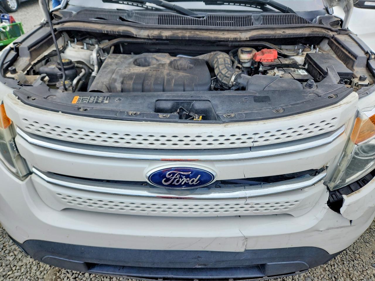 2013 Ford Explorer Limited White vin: 1FM5K7F92DGB58640