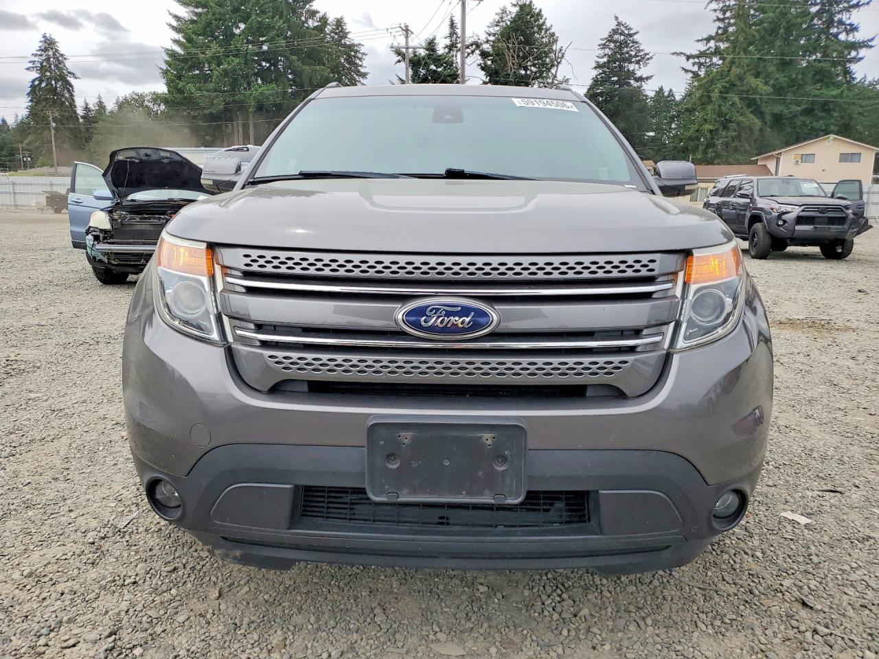 2013 Ford Explorer Limited Gray vin: 1FM5K7F94DGA45756