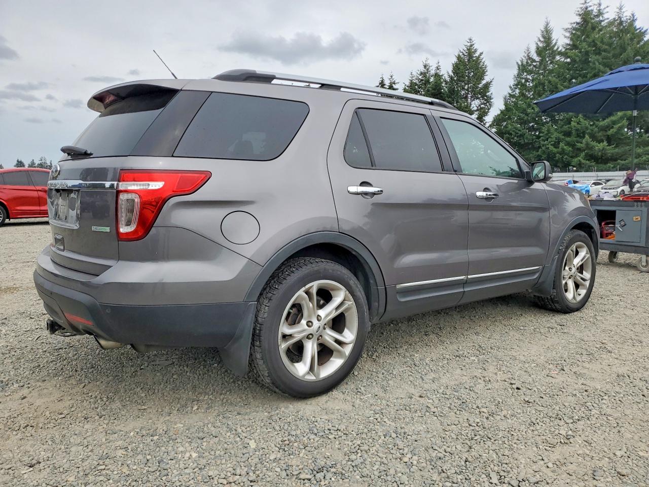 2013 Ford Explorer Limited Gray vin: 1FM5K7F94DGA45756